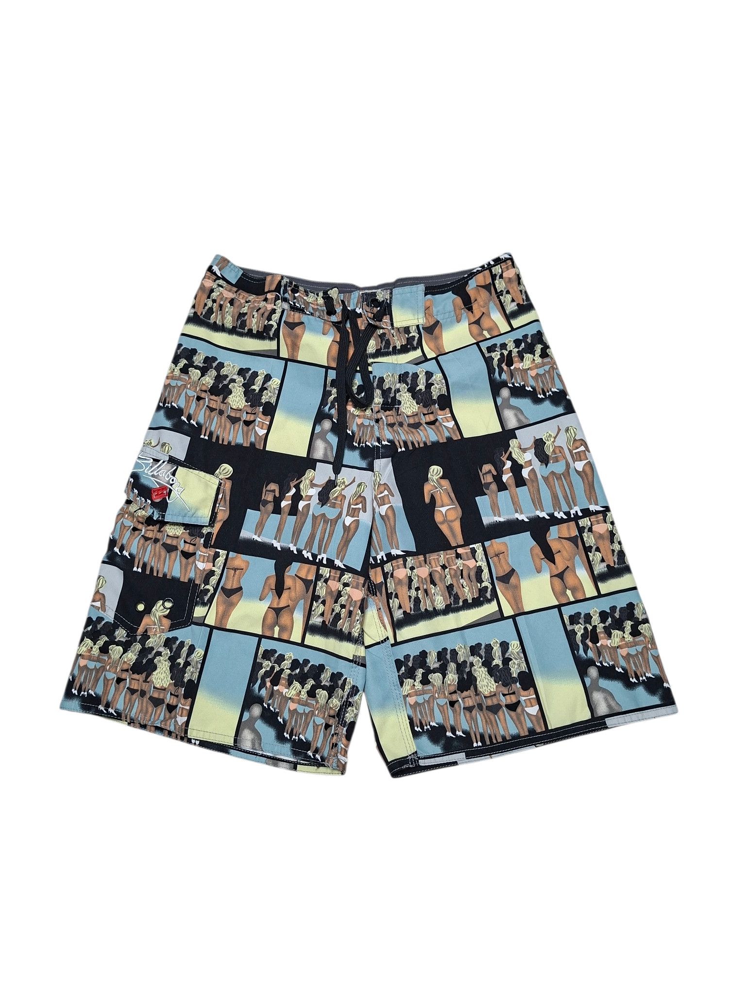 Billabong BILLABONG NUDE GIRLS VINTAGE SURF STYLE SHORTS Size US 30 / EU 46 - 1 Thumbnail