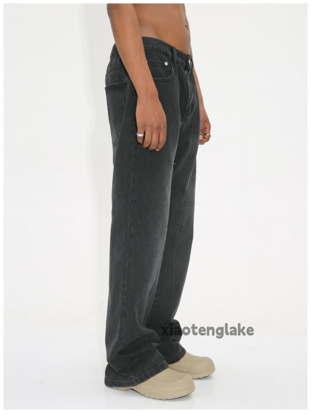 Jean × Vintage washed faded cleanfit yuppie bootcut grunge jeans Size US 30 / EU 46 - 5 Thumbnail