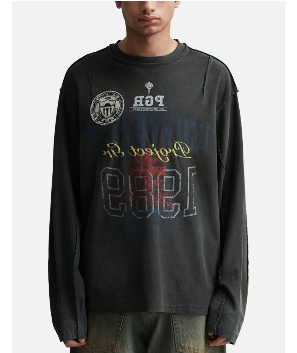 Garment Project × Japanese Brand Project G/R inside out long sleeve t shirt Size US S / EU 44-46 / 1 - 3 Thumbnail