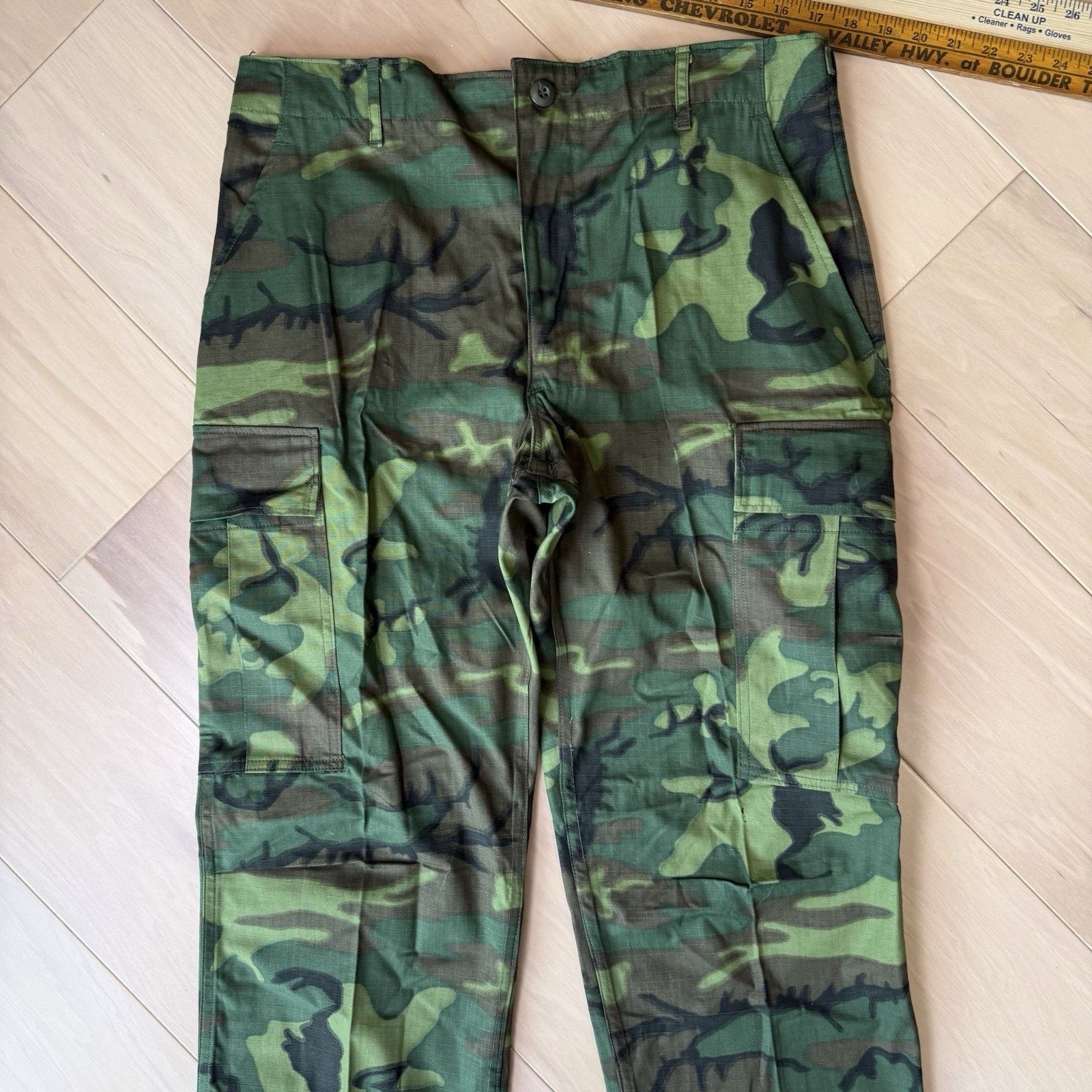 Other Vintage Military ERDL Trousers 34 Green 70s Vietnam Jungle Size US 34 / EU 50 - 3 Thumbnail