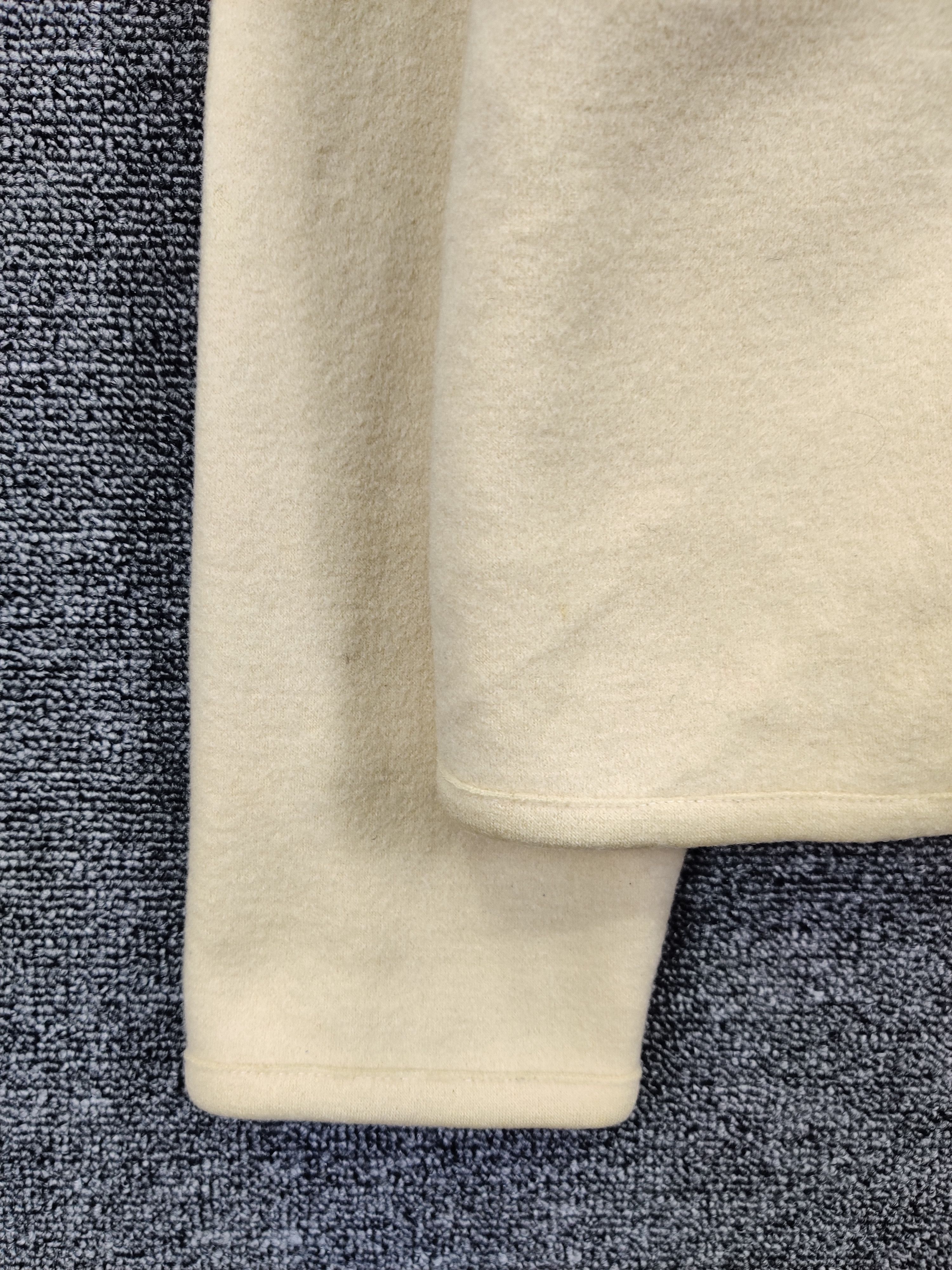 Comme des Garcons Vintage Comme Des Garcons Cream Double Breasted Coat Size US M / EU 48-50 / 2 - 4 Thumbnail