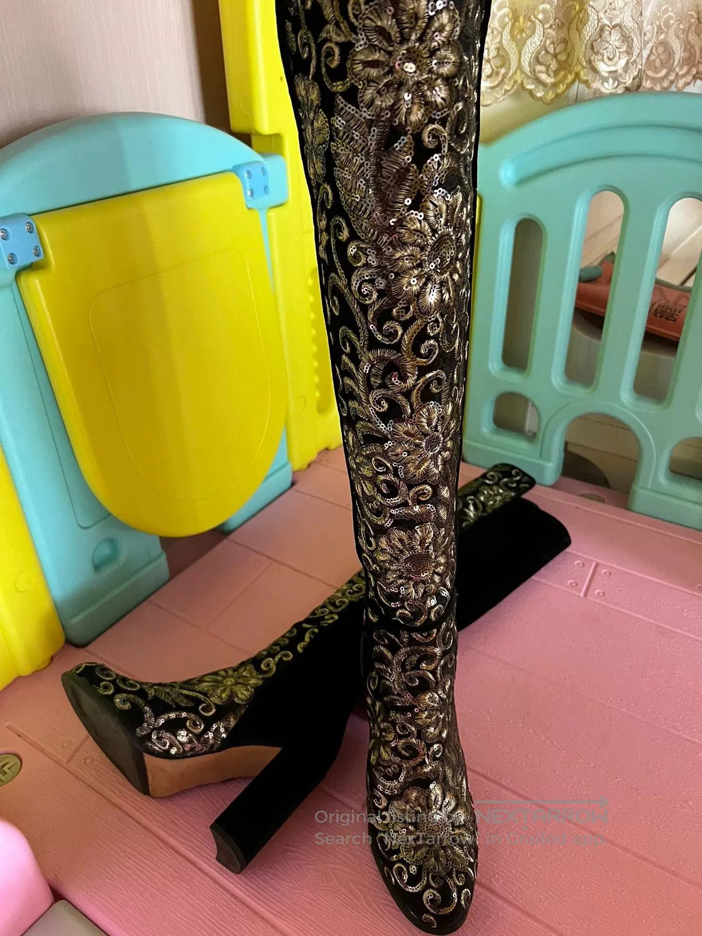 Stuart Weitzman Stuart Weitzman Over-Knee Boots 36.5. Size US 5.5 / IT 35.5 - 6 Thumbnail