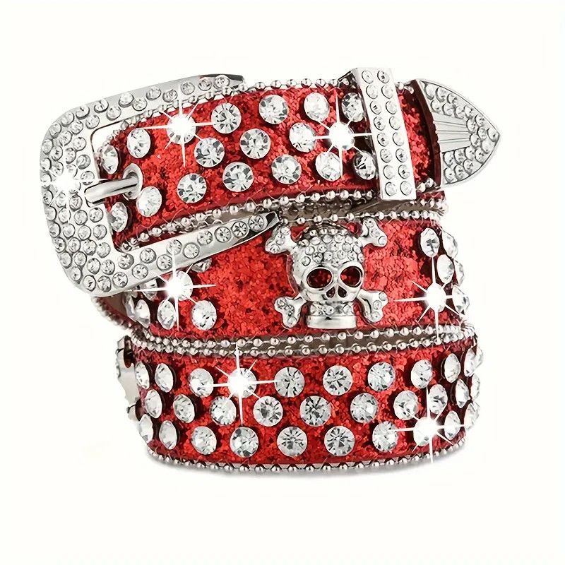 Japanese Brand Punk Rhinestone Cross Belt Size ONE SIZE - 1 Preview