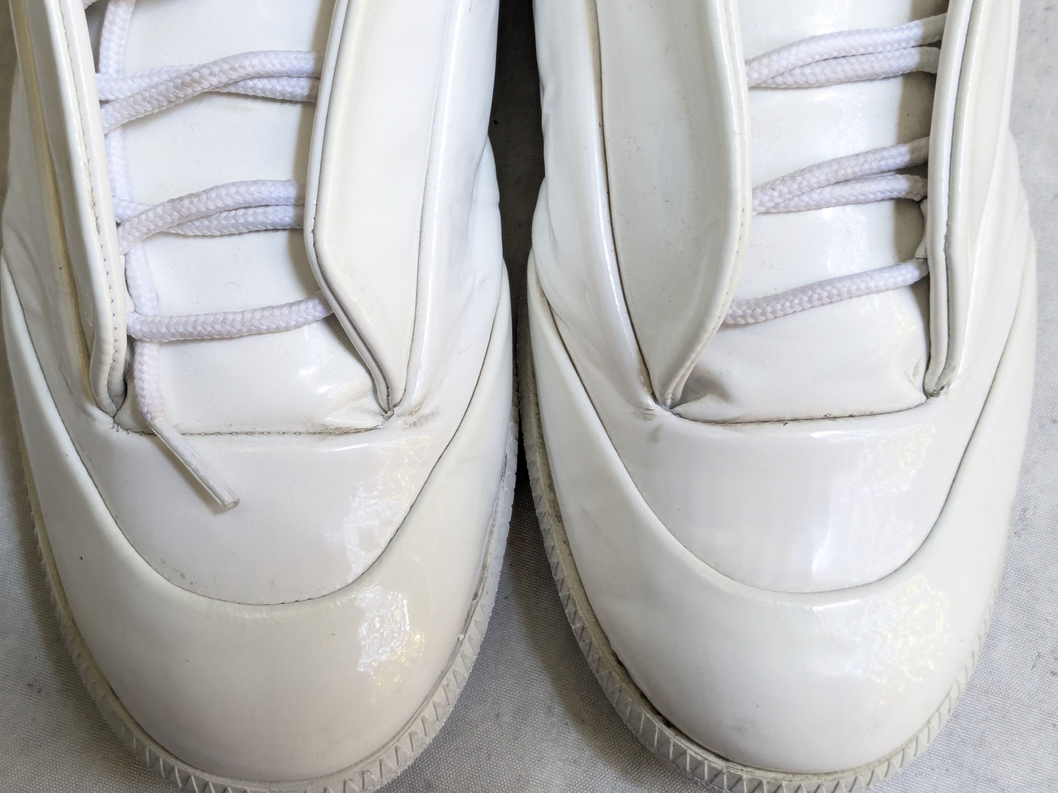 Maison Margiela Maison Margiela Future White 10 43 High Tops Patent Leather Size US 10 / EU 43 - 2 Thumbnail
