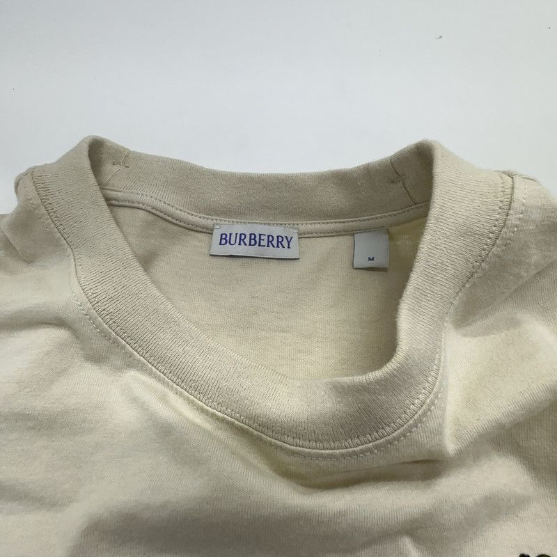 Burberry Burberry Logo Embroidered Short Sleeve T-Shirt 0079 Size US M / EU 48-50 / 2 - 1 Thumbnail
