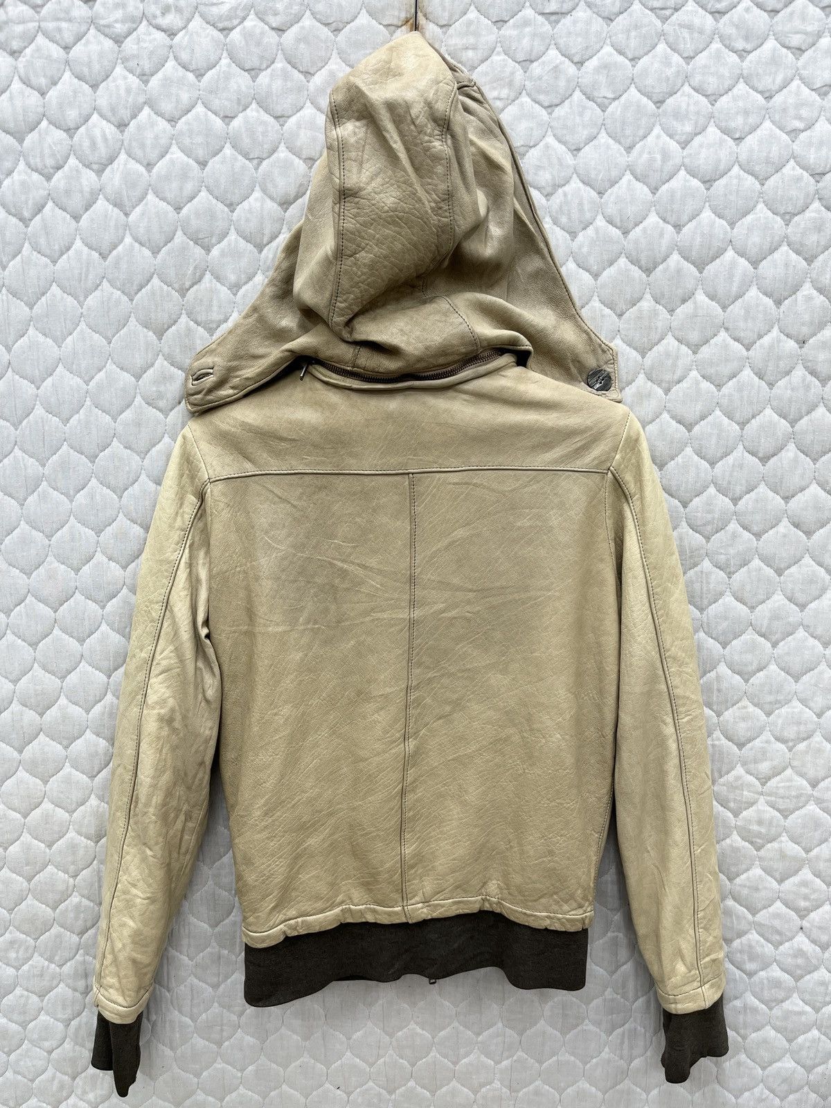 Giorgio Brato 🔥🔥🔥STEALS GIORGIO BRATO LEATHER JACKET DETACHABLE HOODIE Size XS / US 0-2 / IT 36-38 - 6 Thumbnail
