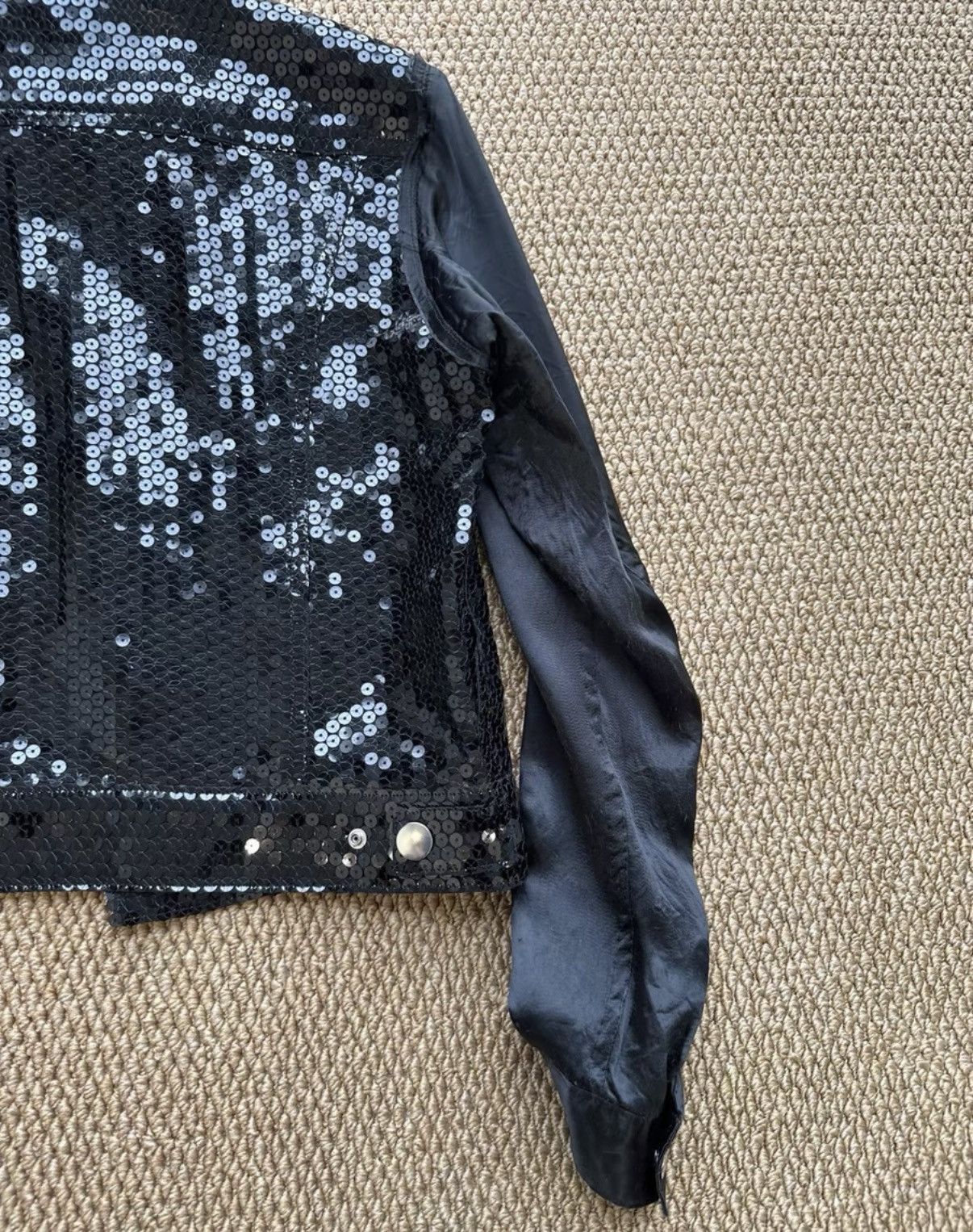 Comme des Garcons Comme des Garçons Sequin Panel Cropped Jacket K23 Size US M / EU 48-50 / 2 - 8 Thumbnail