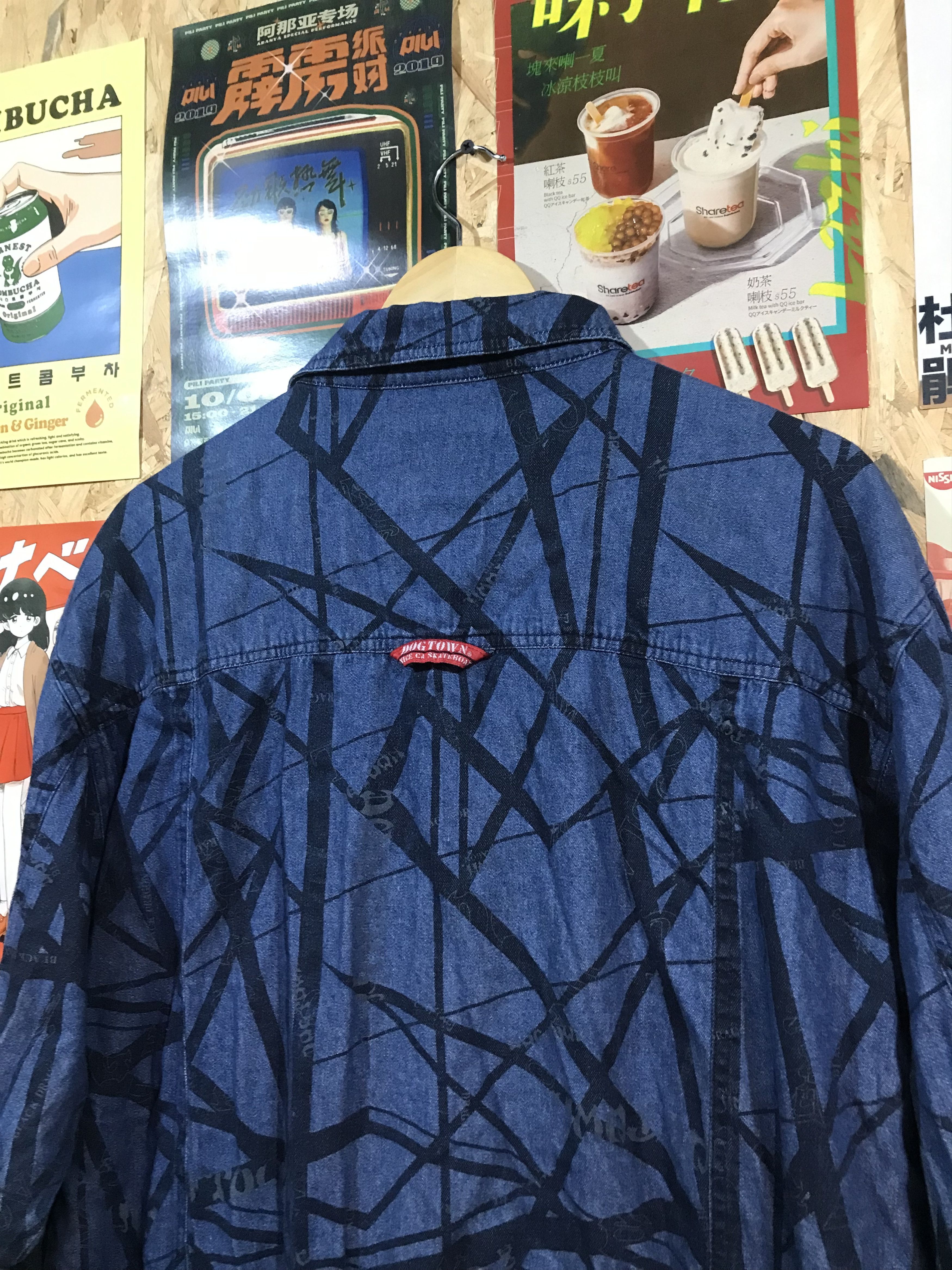Dogtown × Santa Cruz Skateboards Dogtown Button Up Over Print Size US XL / EU 56 / 4 - 8 Thumbnail