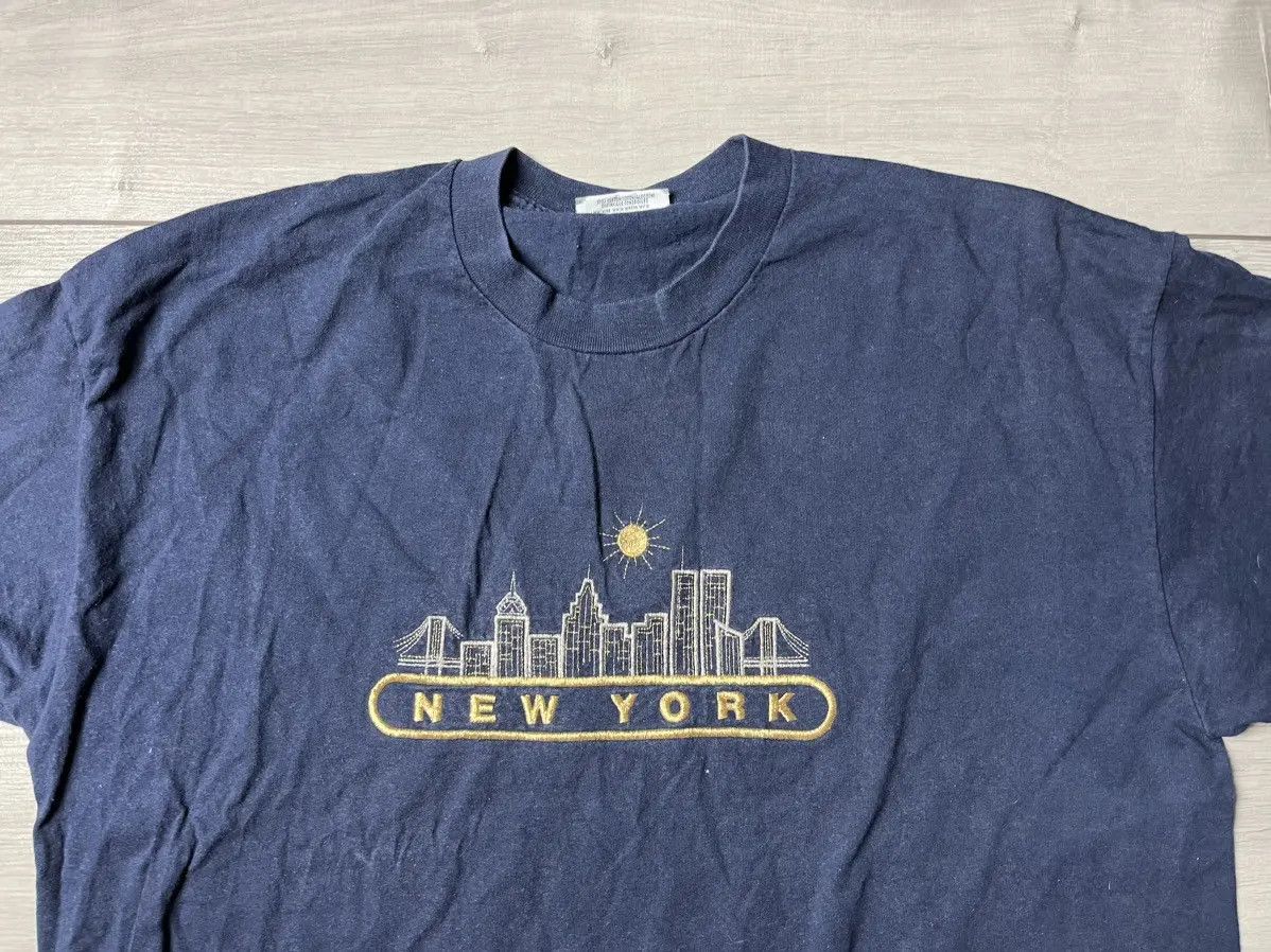 Band Tees Lee T-shirt New York embroidered logo size XLarge Size US XL / EU 56 / 4 - 3 Thumbnail