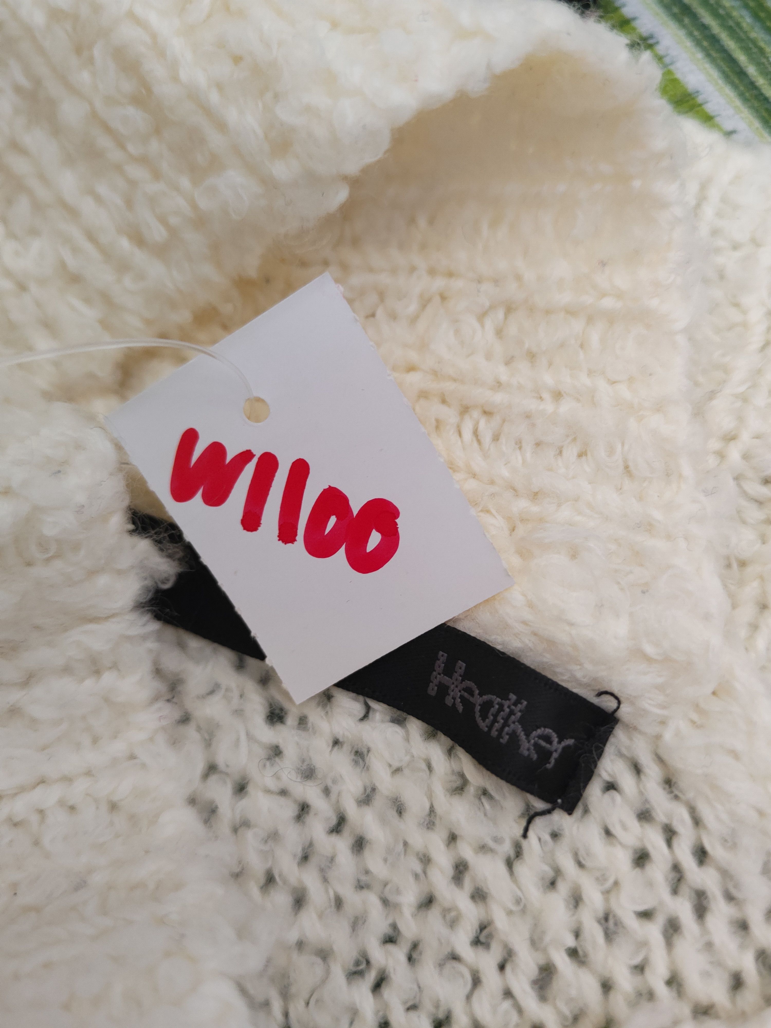 Japanese Brand Heather Ivory Knitwear Crop Tops #W1100 Size S / US 4 / IT 40 - 11 Thumbnail