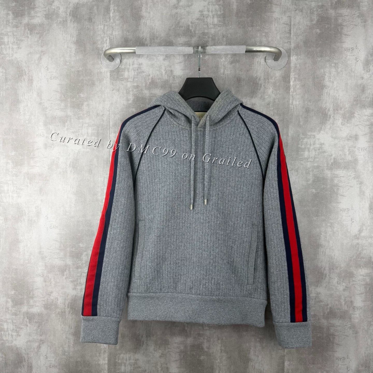 Gucci Gucci Side Stripe Wool Cashmere Blend Hoodie Size US XS / EU 42 / 0 - 1 Thumbnail