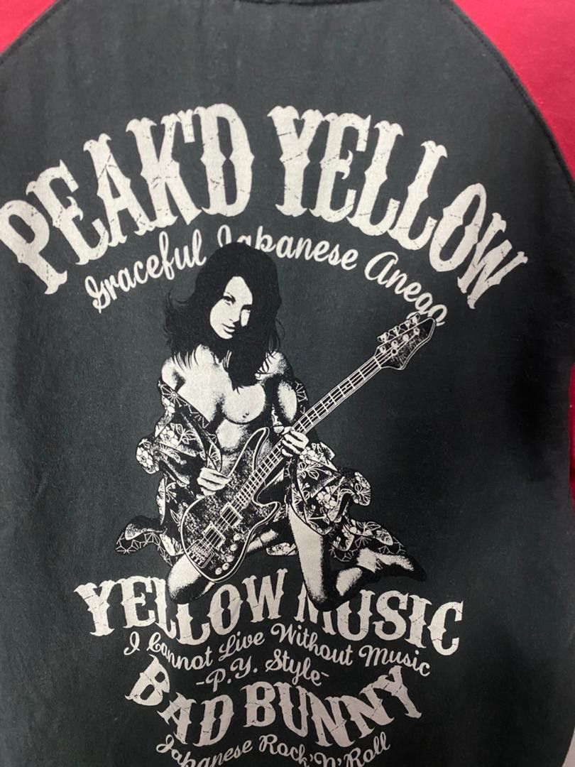 Tedman Peak’s yellow music art printed by Ted company Size US L / EU 52-54 / 3 - 11 Thumbnail