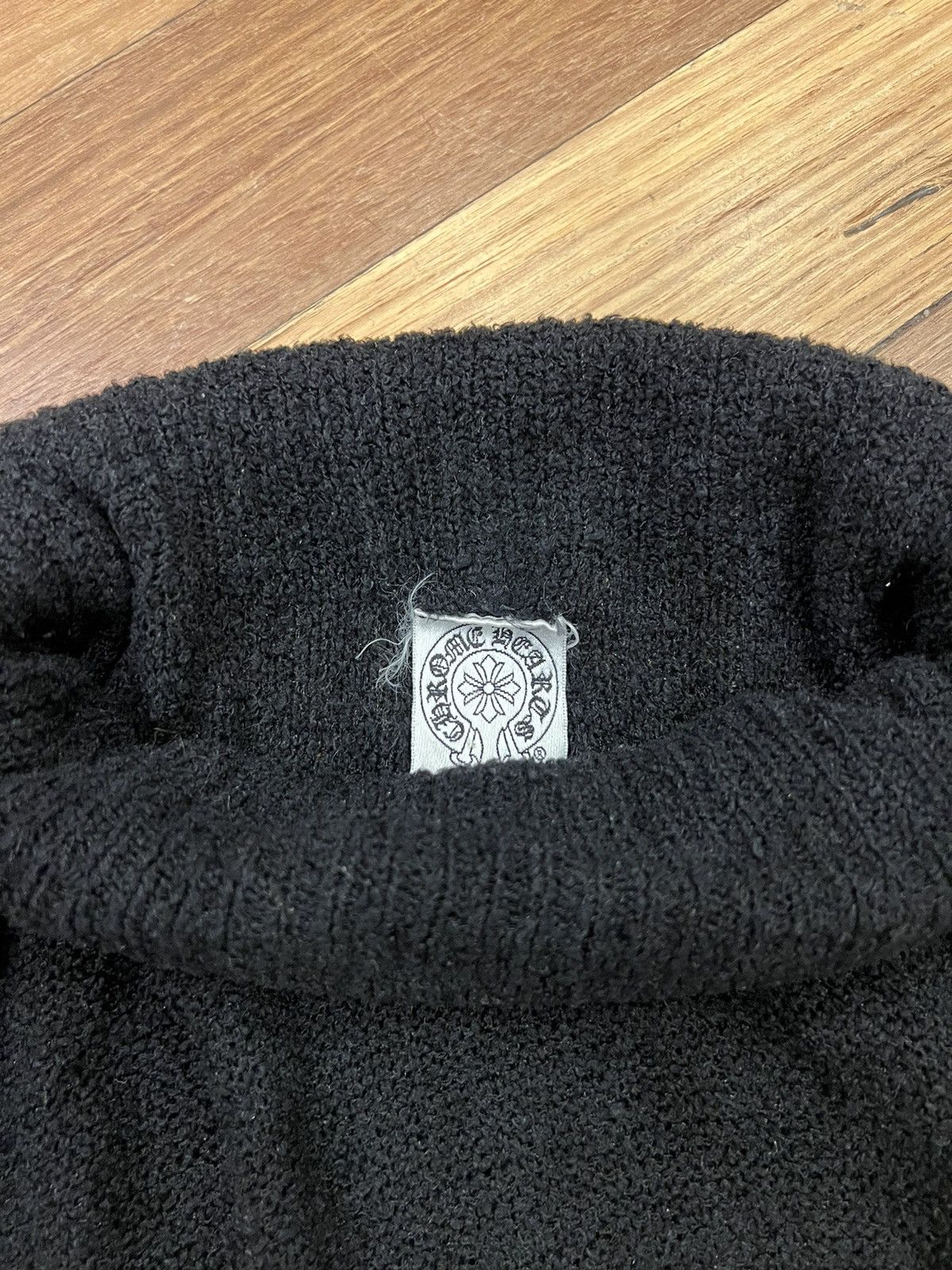 Chrome Hearts Chrome Hearts Knit Cross Patch Turtleneck Sweater Size US L / EU 52-54 / 3 - 4 Thumbnail