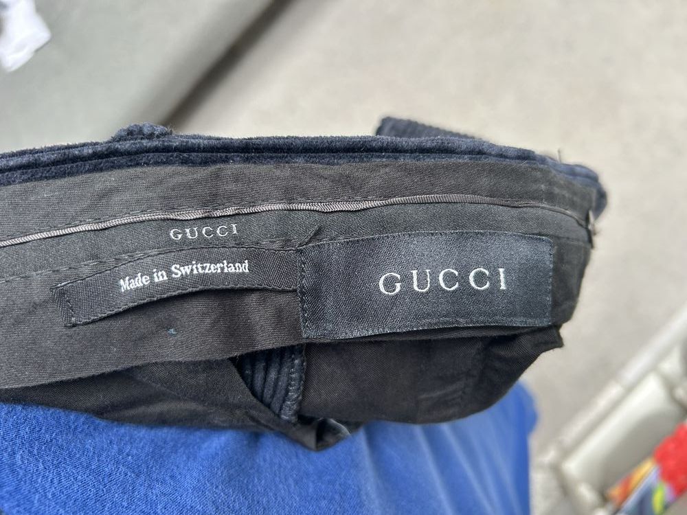 Gucci Gucci Tom Ford Vintage Velvet Pants Size US 34 / EU 50 - 9 Thumbnail