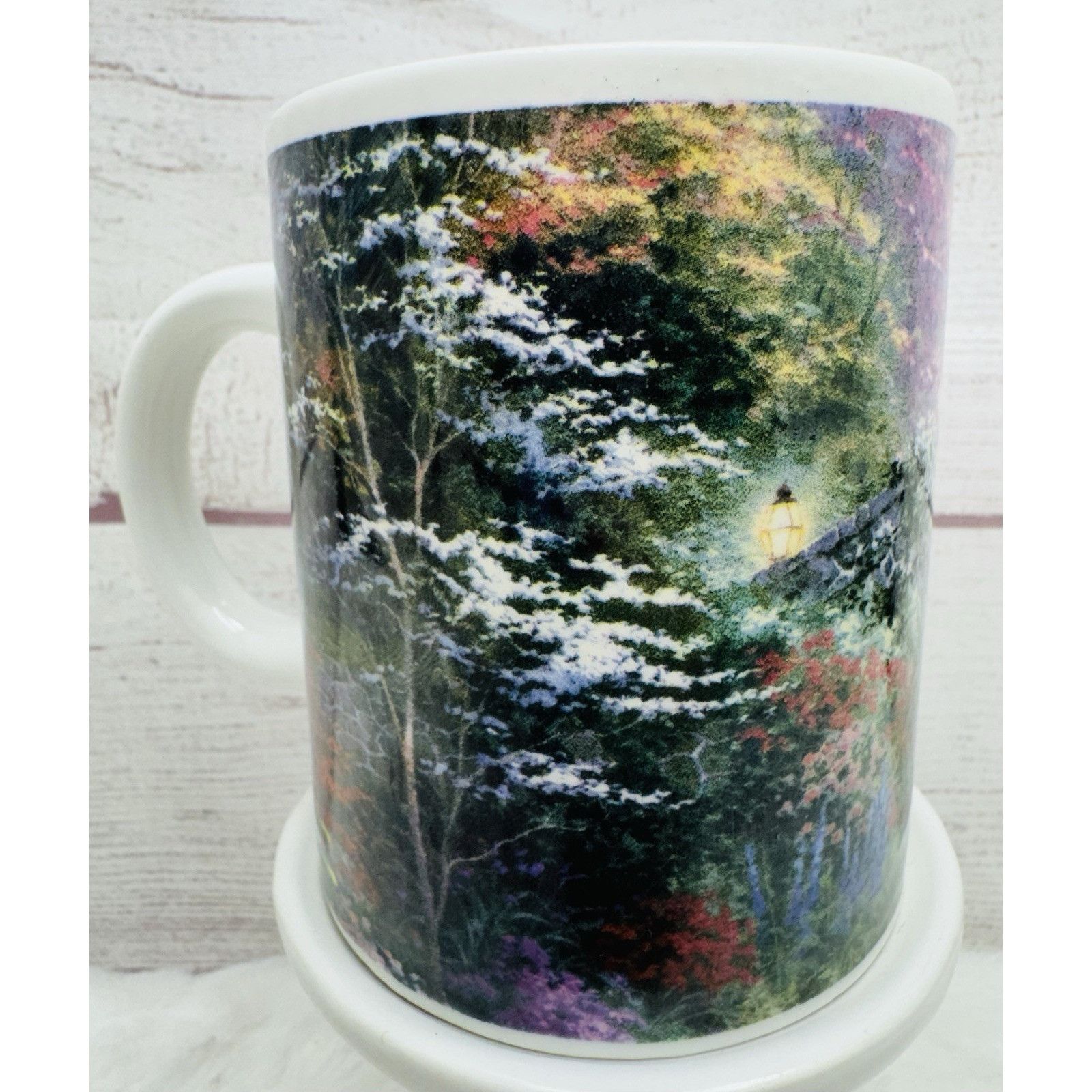 Other THOMAS KINKADE SCENIC COUNTRY RIVER & STONE BRIDGE COFFEE MU Size ONE SIZE - 3 Thumbnail
