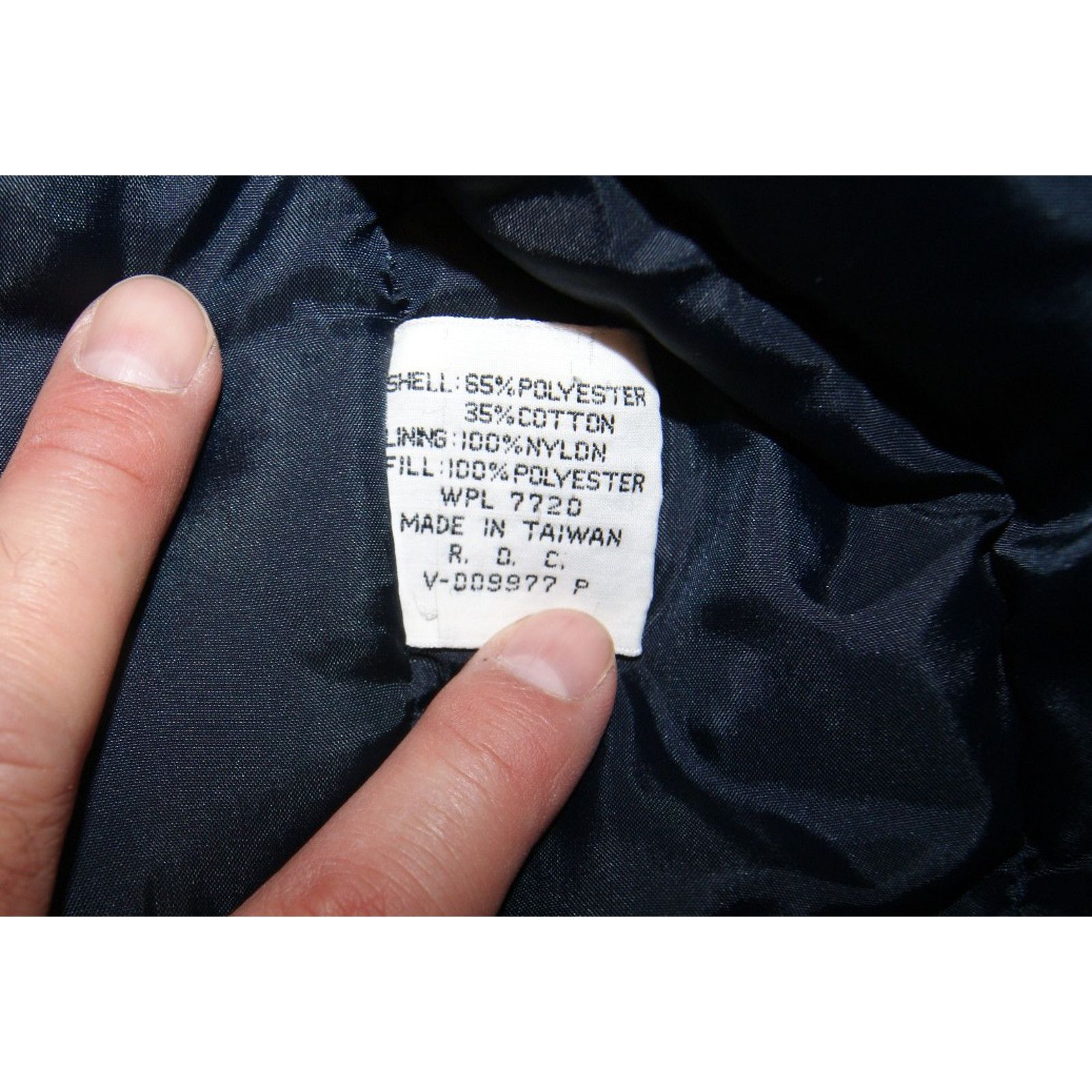 Vintage VTG Campus Insulated Navy Blue Full-Zip Puffer Jacket Men 2X Size US XXL / EU 58 / 5 - 5 Thumbnail