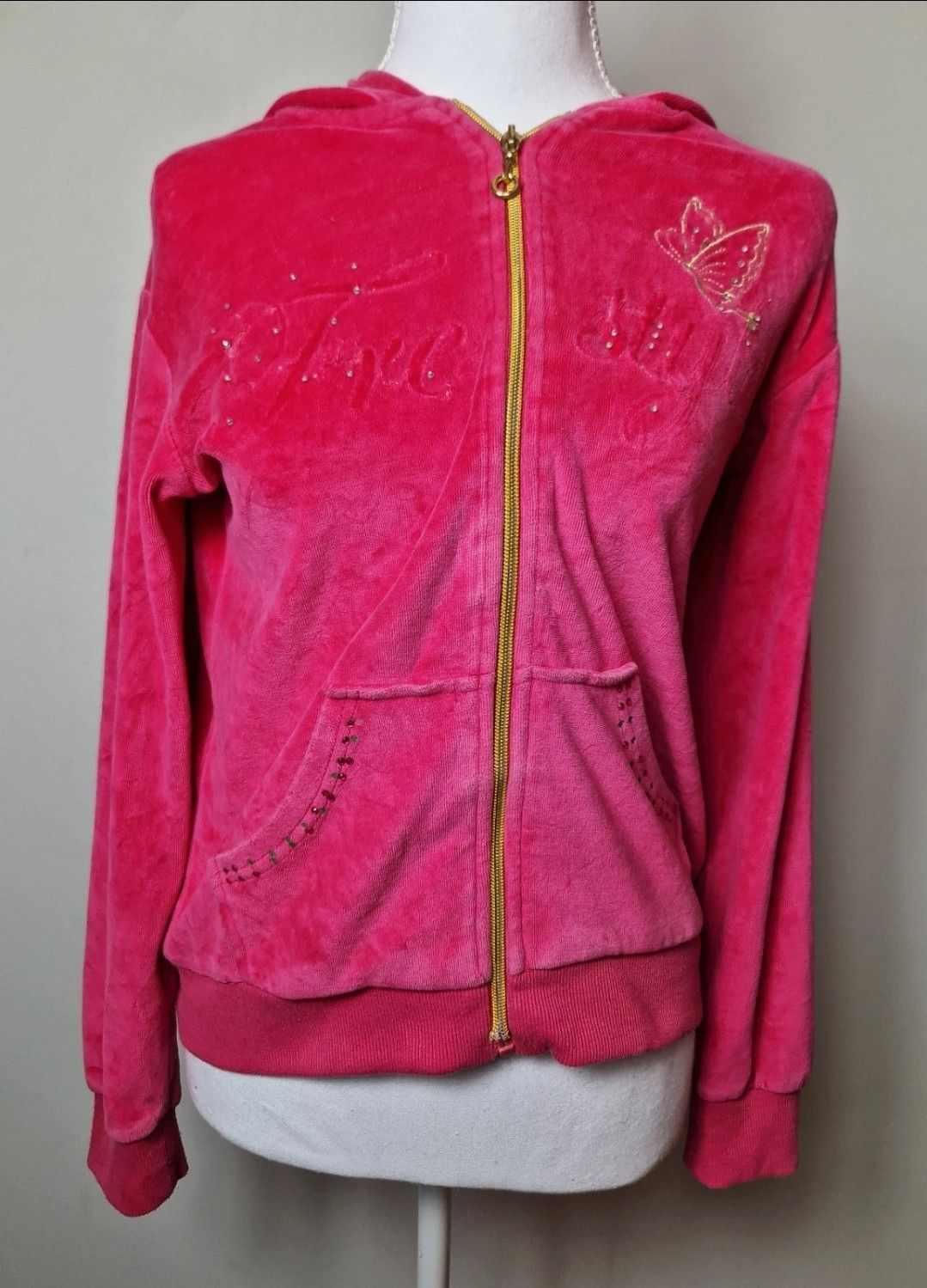 Hysteric Glamour vintage pink velour hoodie juicy couture y2k 2000s archive Size M / US 6-8 / IT 42-44 - 3 Thumbnail