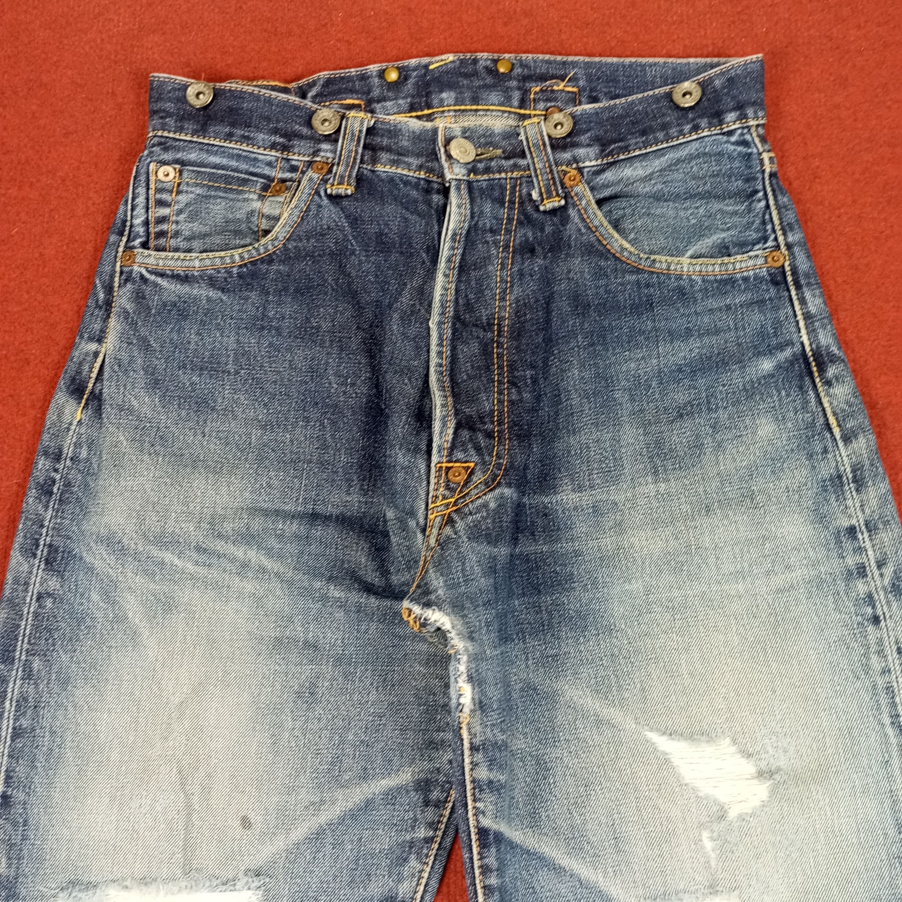 Evisu × Japanese Brand × Vintage Evis Japanese Brand Fashion Style Custom Daicock Jeans Size US 28 / EU 44 - 5 Thumbnail