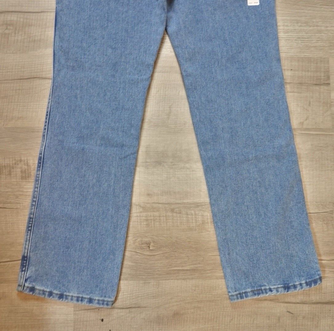 Wrangler NEW Wrangler 936 Blue Slim Fit Cowboy Cut Denim Jeans 36x32 Size US 36 / EU 52 - 7 Thumbnail