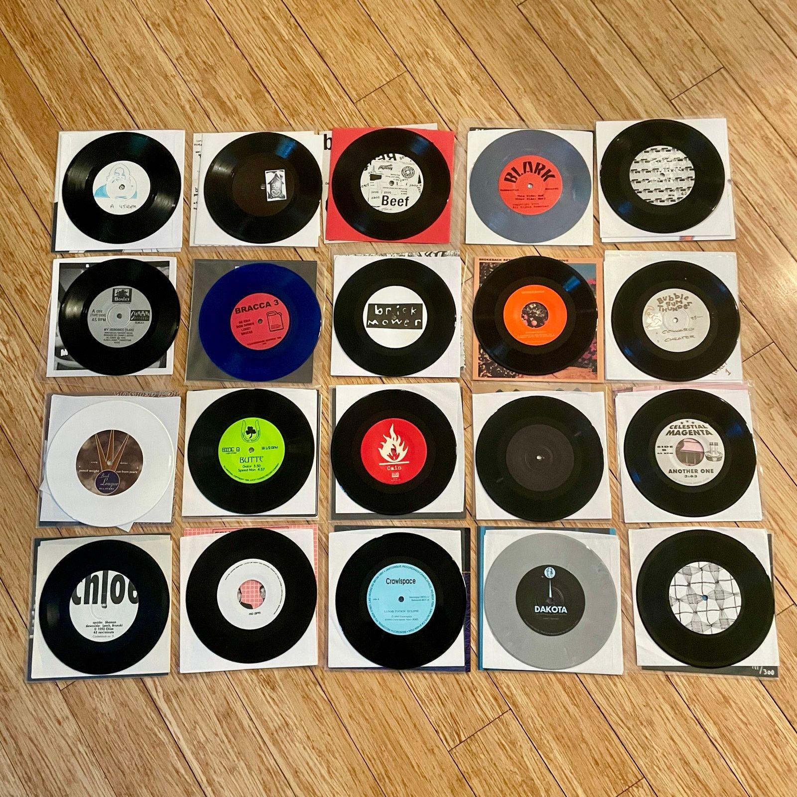 INTENTIONALLY BLANK Lot #1 of 20 Indie Rock Punk Shoegaze Alternative 7" records Size ONE SIZE - 3 Thumbnail