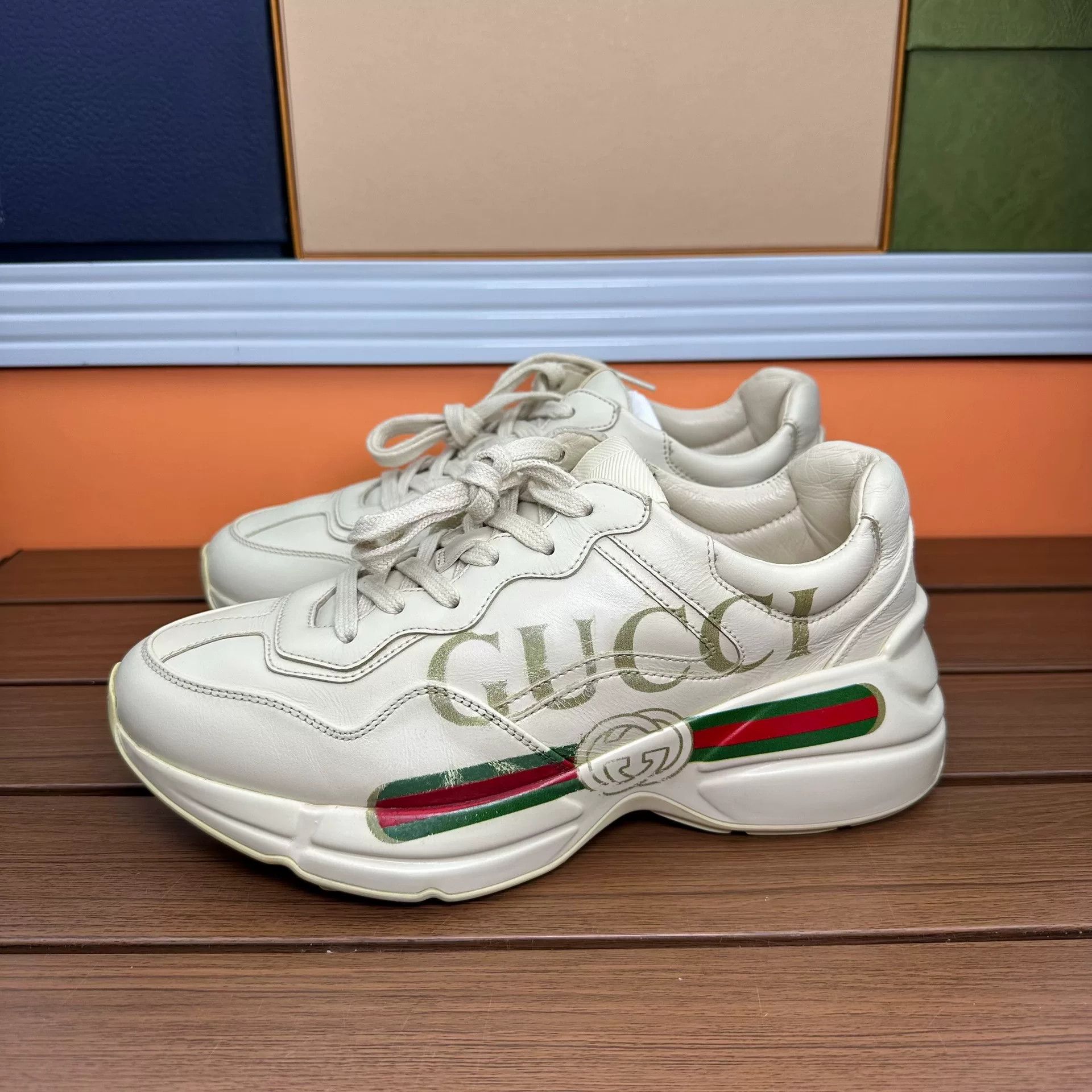 Gucci Gucci White Lowtop Sneakers it_37 Women Size US 7 / IT 37 - 1 Thumbnail