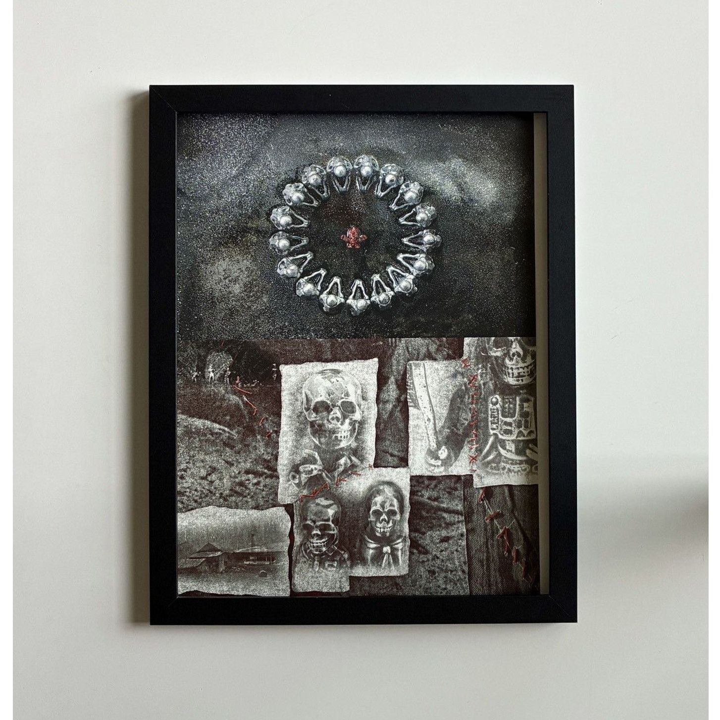 Chrome Hearts × Japanese Brand × Vintage Chrome Hearts skulls photo Poster framed 9x11 Size ONE SIZE - 1 Thumbnail