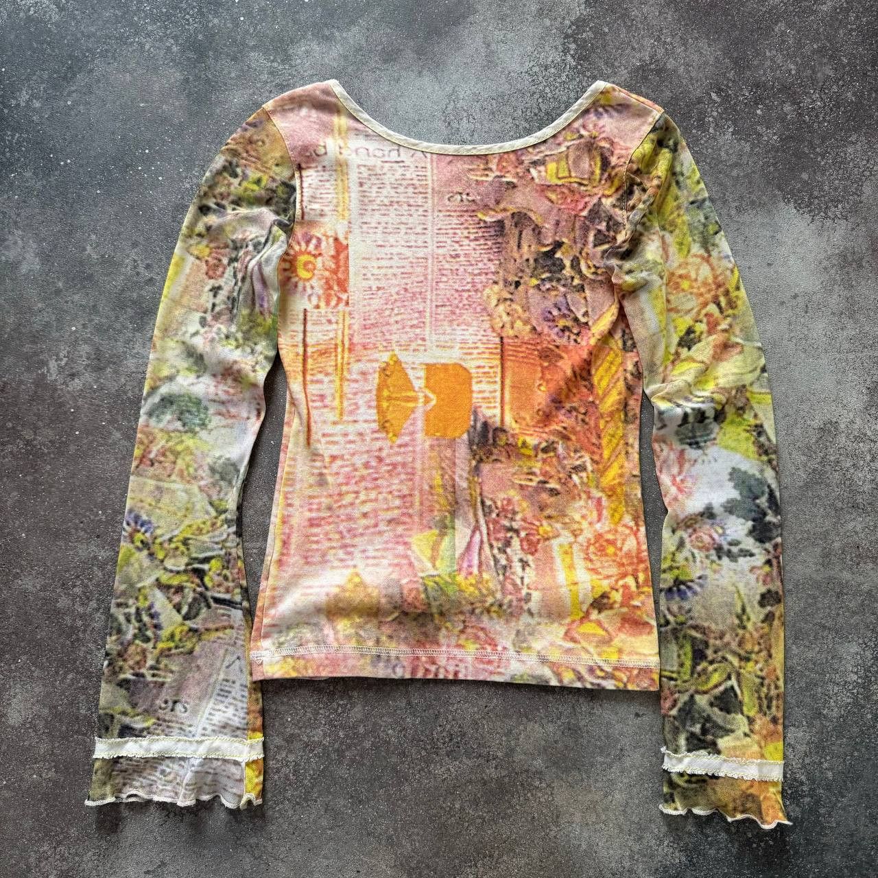 Hysteric Glamour Vintage Mesh Long Sleeve Top (Jean Paul Gaultier style) Size S / US 4 / IT 40 - 2 Thumbnail