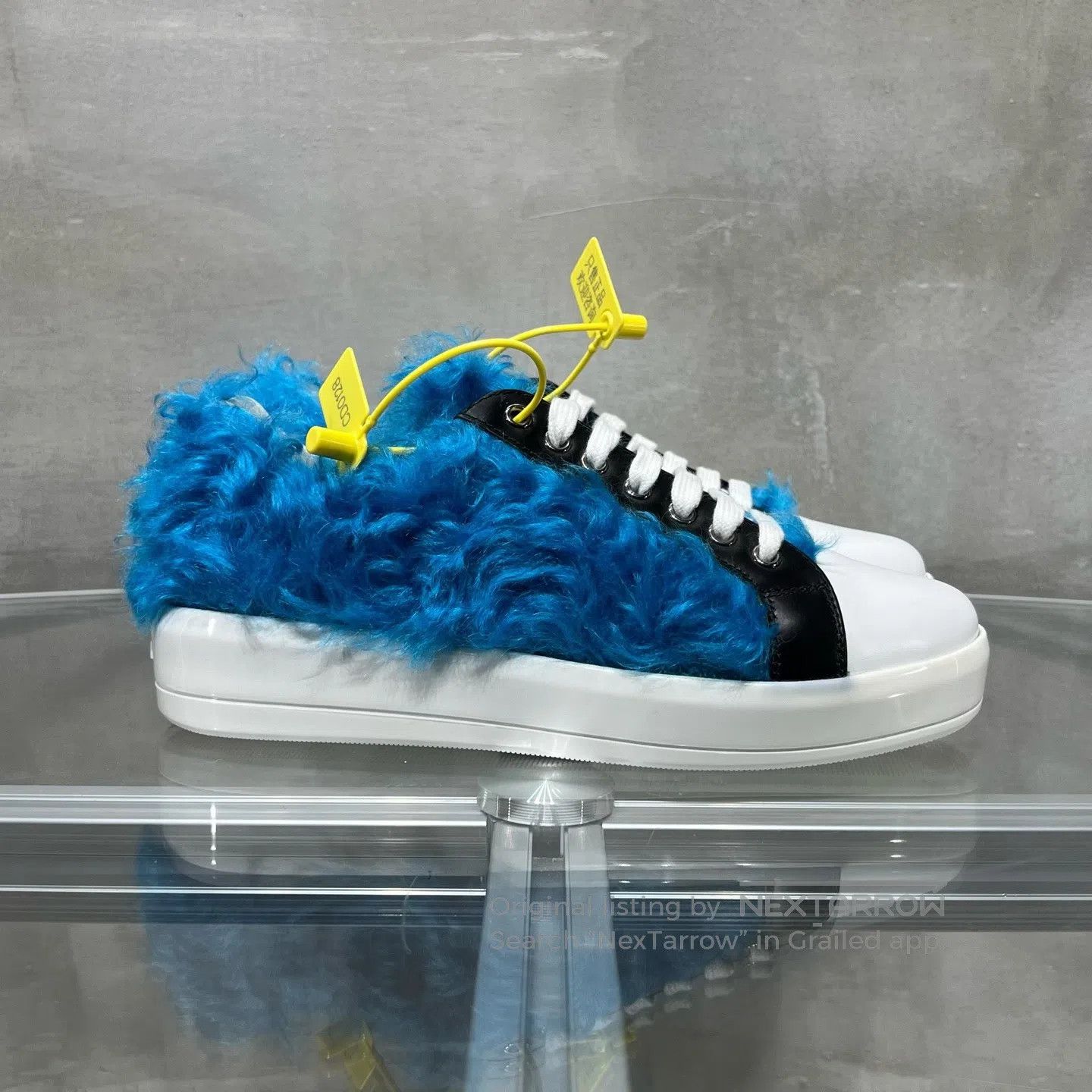 Prada Prada Blue plush board shoes Size US 5.5 / IT 35.5 - 4 Thumbnail
