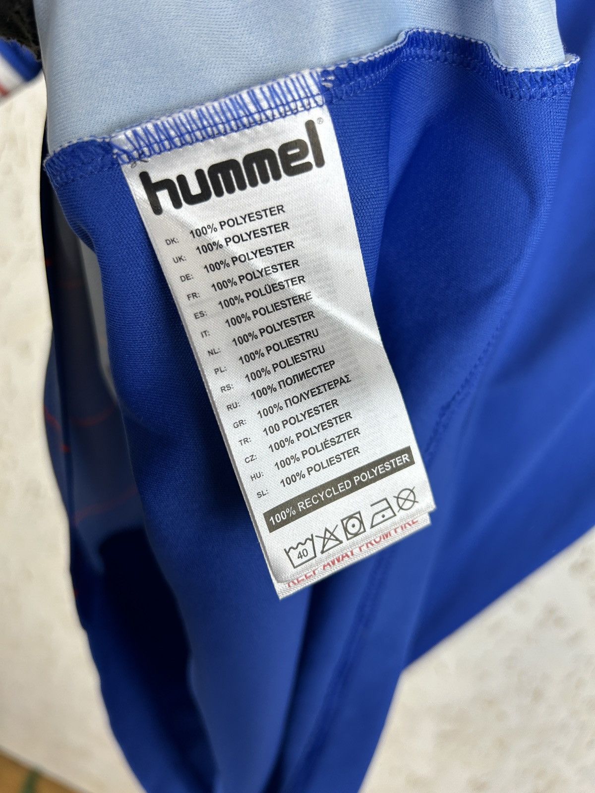 Hummel Hummer Oldham Athletic 2021/22 Home Kit Soccer Jersey Size US S / EU 44-46 / 1 - 9 Thumbnail