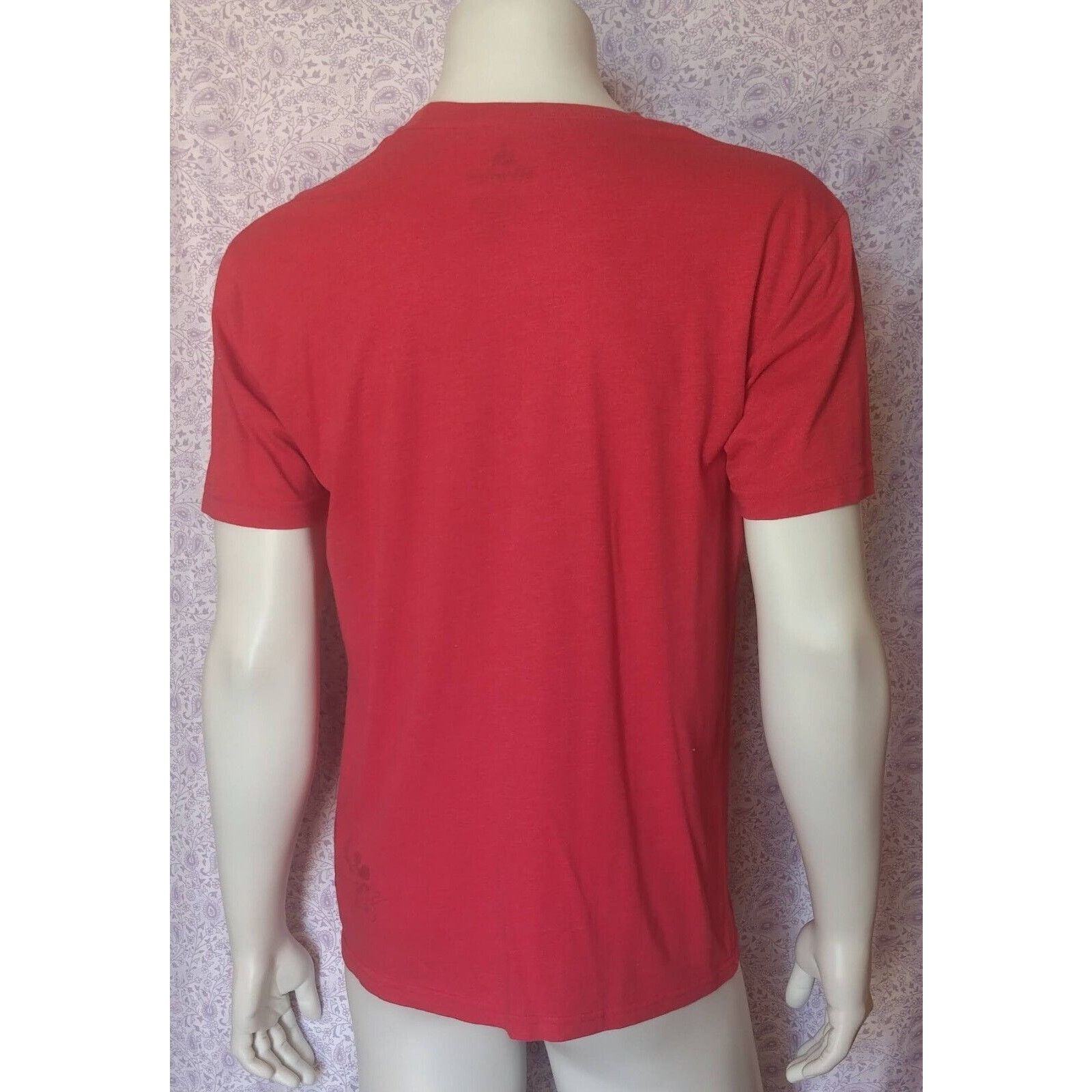 Disney Mickey Mouse "All Aboard" Red Car Trolley T-shirt Mens Large Size US L / EU 52-54 / 3 - 4 Thumbnail