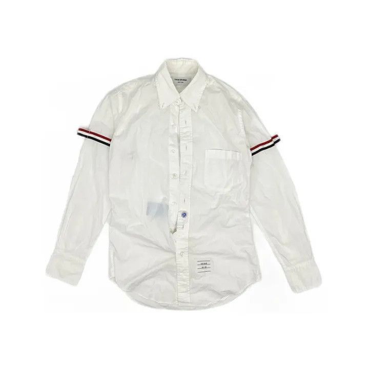 Thom Browne Thom Browne Casual Long Sleeve Shirt -2507 Size US XS / EU 42 / 0 - 7 Thumbnail