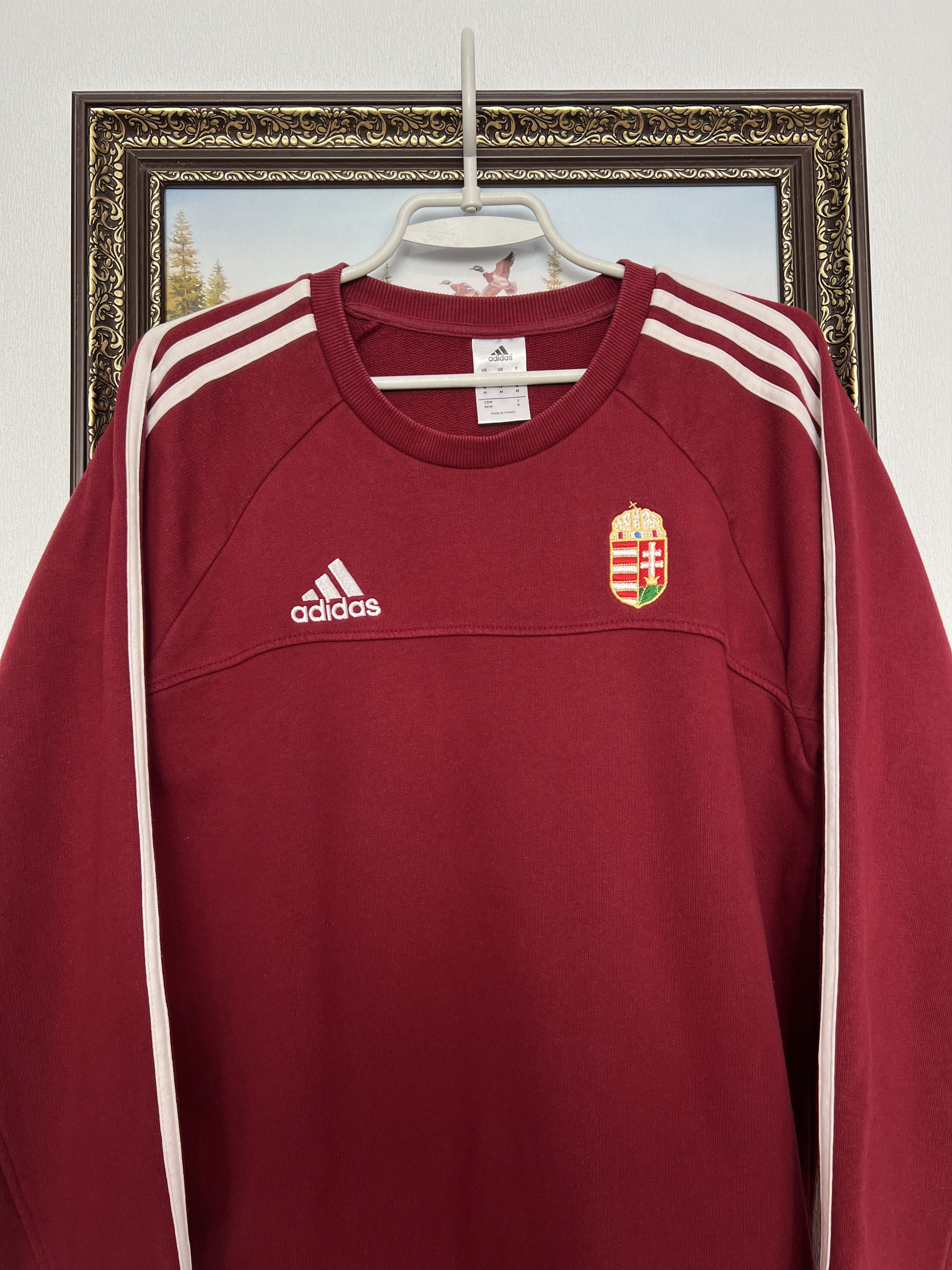 Adidas Vintage Hungary Football Sweatshirt Soccer Crewneck Track Size US M / EU 48-50 / 2 - 2 Thumbnail