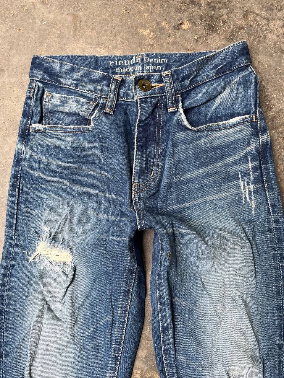 Japanese Brand JAPANESE BRAND RIENDA DENIM DISTRESSED STYLE JEANS Size US 26 / EU 42 - 5 Thumbnail