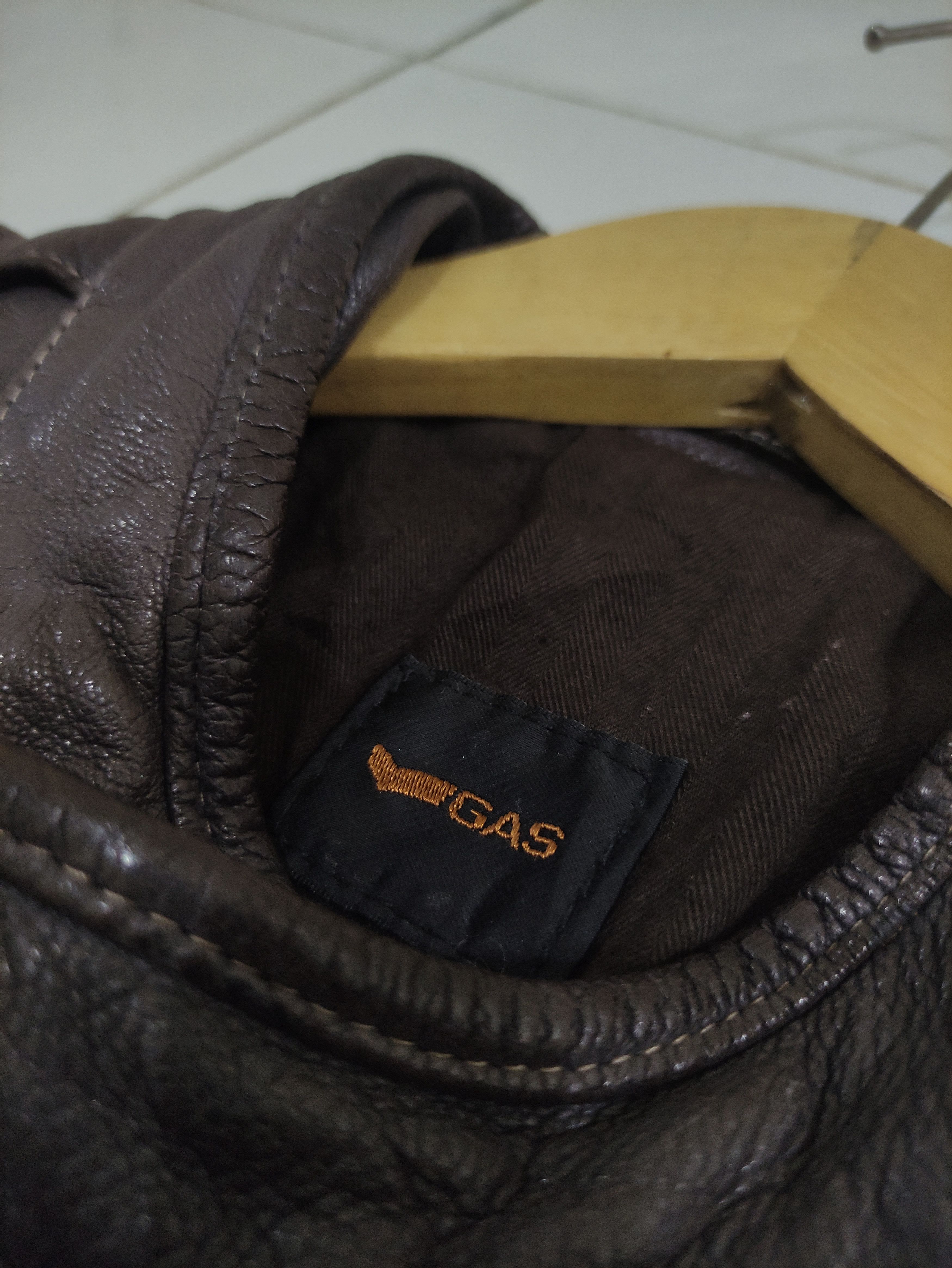 GAS × Japanese Brand Gas Jeans cafe racer leather jacket Size US M / EU 48-50 / 2 - 8 Thumbnail