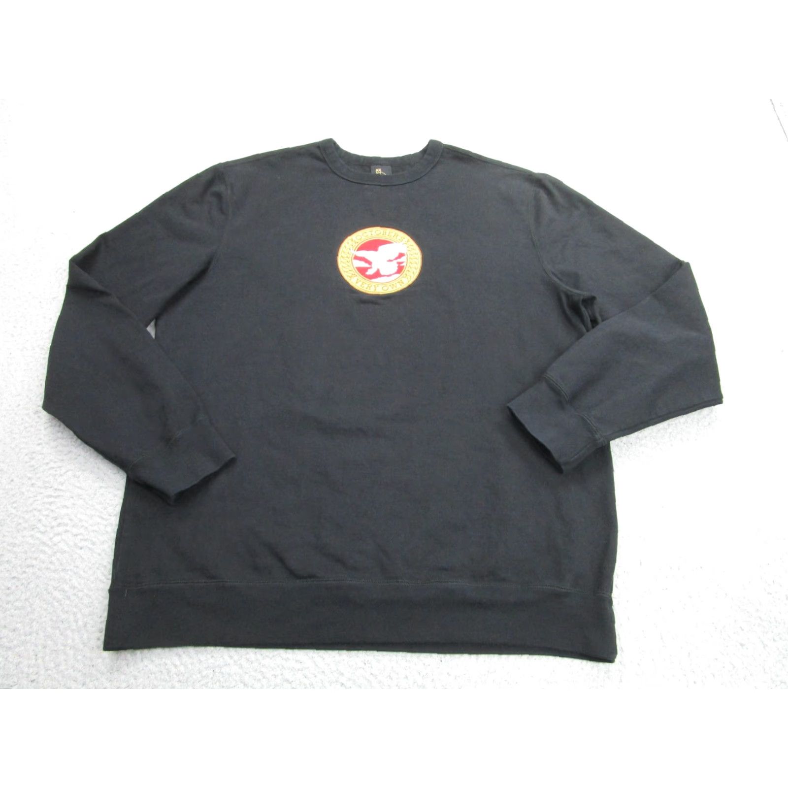 Vintage Octobers Very Own Sweatshirt OVO Canada Mens XL Black Crewneck Embroidered Patch Size US XL / EU 56 / 4 - 2 Thumbnail
