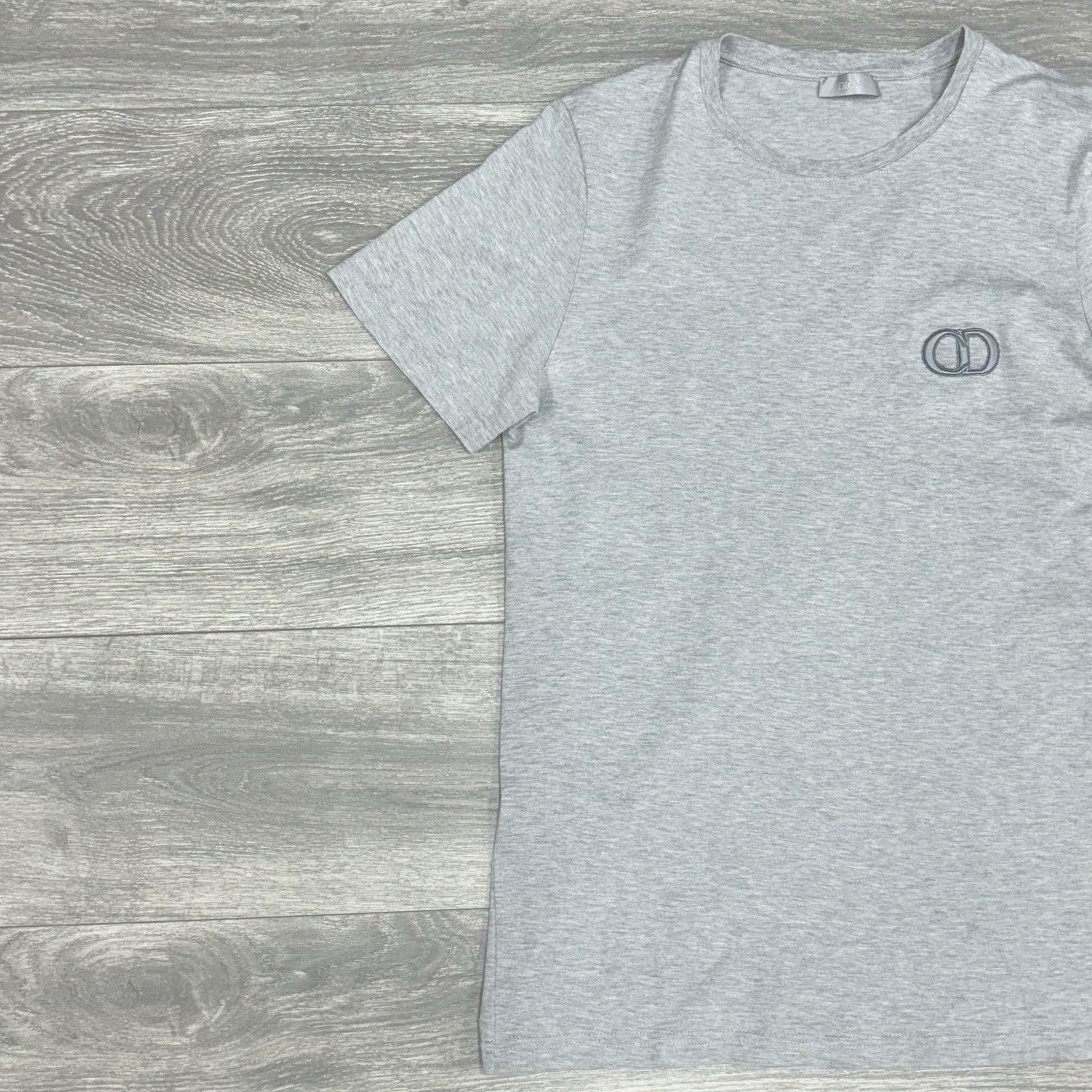 Dior Dior CD Icon Logo Cotton T-Shirt ' Grey ' | GREAT CONDITION! Size US L / EU 52-54 / 3 - 2 Thumbnail