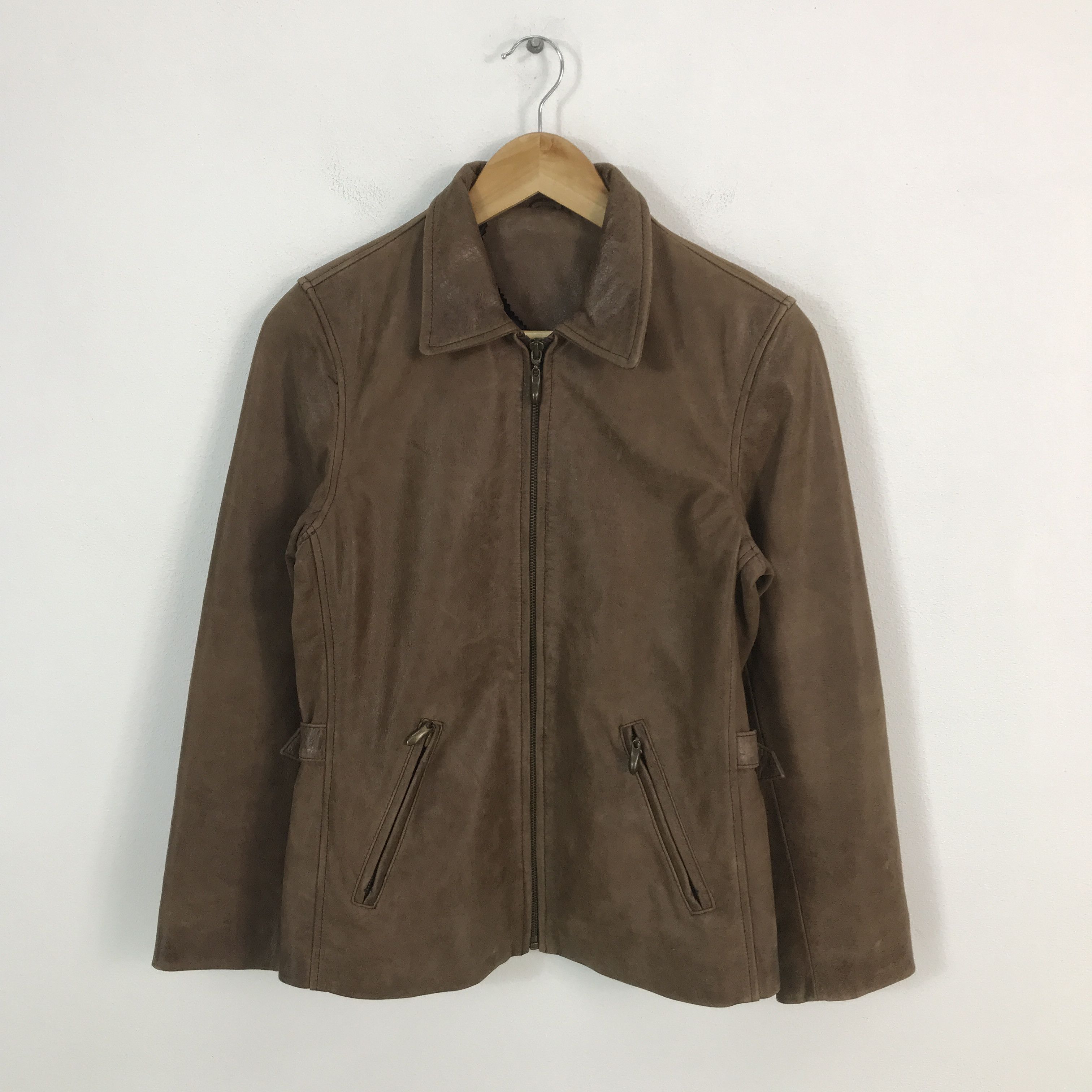 Japanese Brand × Vintage 2000s japanese brand design leather style jacket Size US S / EU 44-46 / 1 - 1 Thumbnail