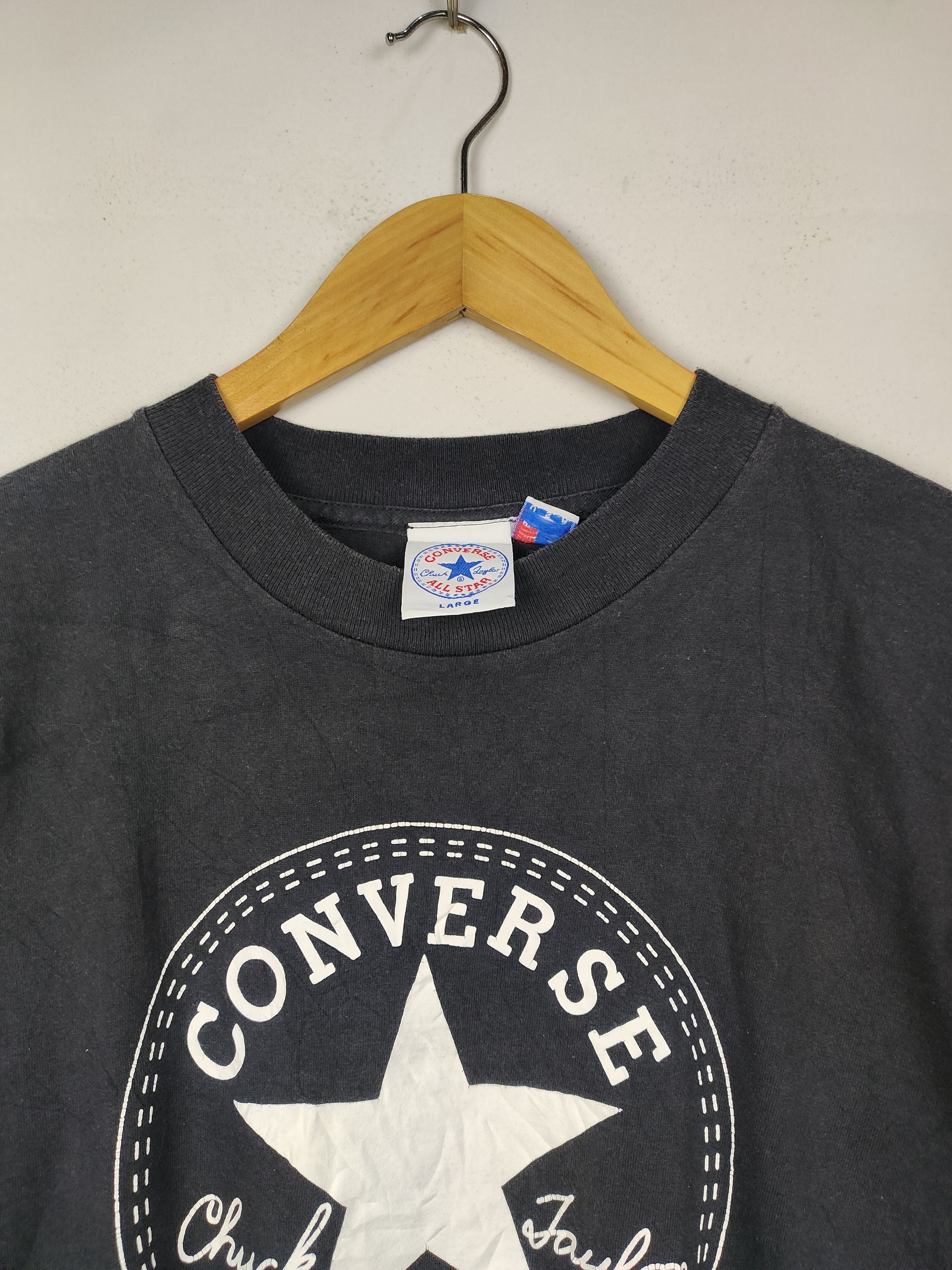 Converse Vintage 90s Converse Big Logo Shirt Size US S / EU 44-46 / 1 - 2 Thumbnail