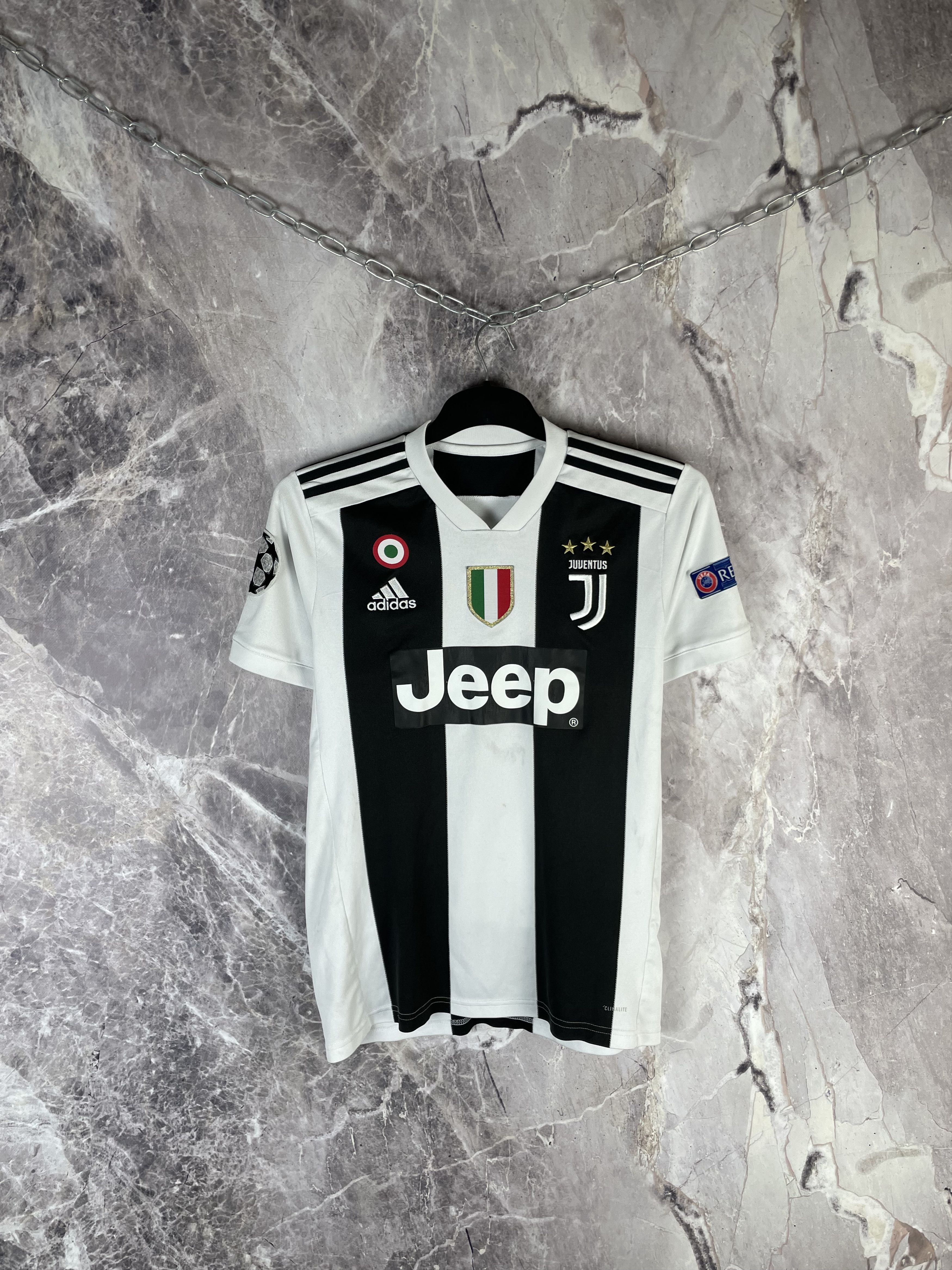 Adidas Juventus 2018 Home Football Shirt Adidas Soccer Ronaldo #7 Size US S / EU 44-46 / 1 - 1 Thumbnail