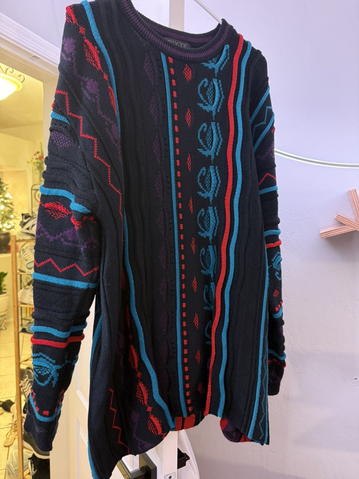 Yohji Yamamoto Yohji Yamamoto SYte Bulky Wool 3D Multi-Color Pullover Knit Size US M / EU 48-50 / 2 - 2 Thumbnail