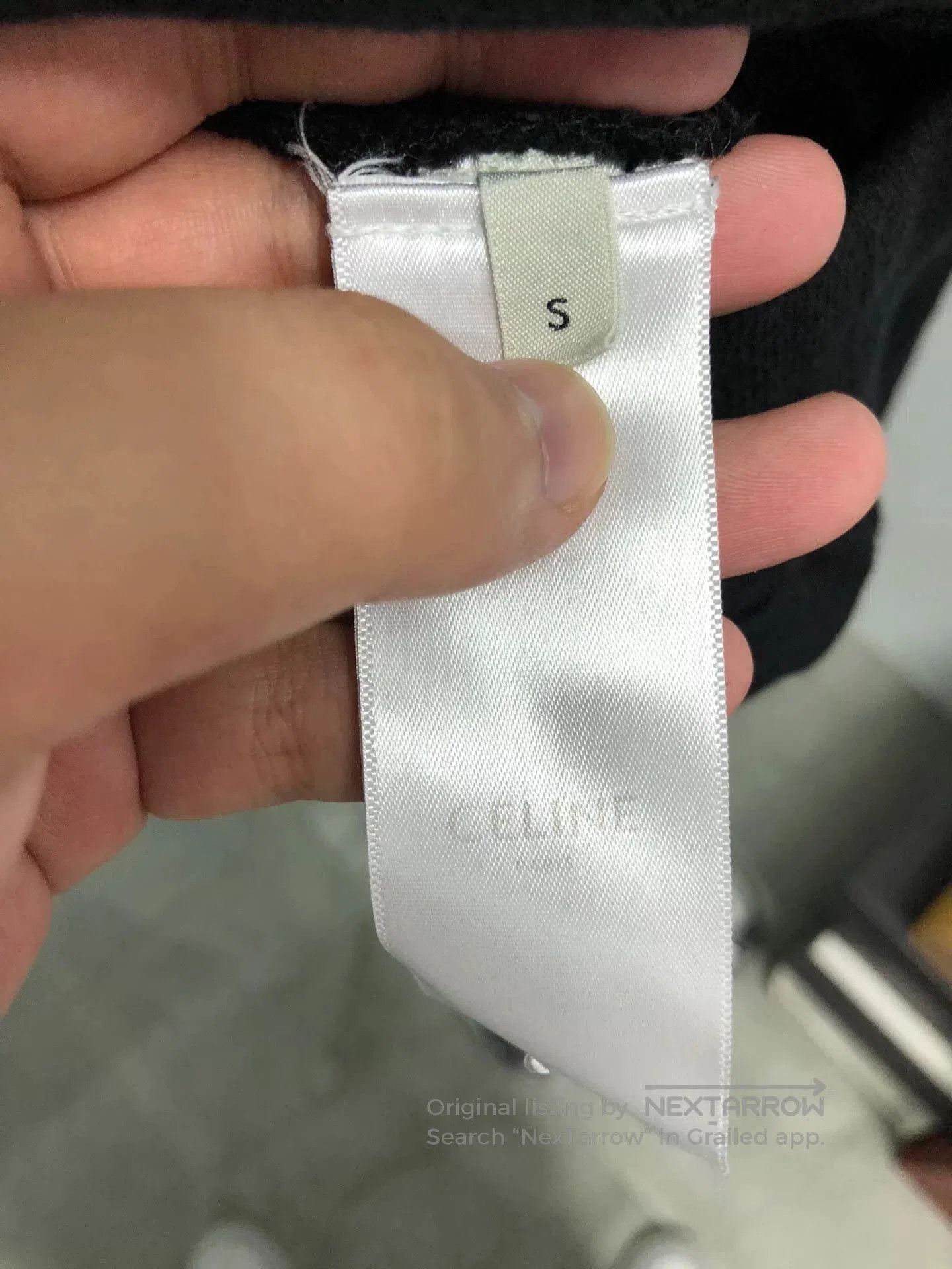 Celine Celine Black Hooded Drawstring Sweatshirt. Size S / US 4 / IT 40 - 4 Thumbnail