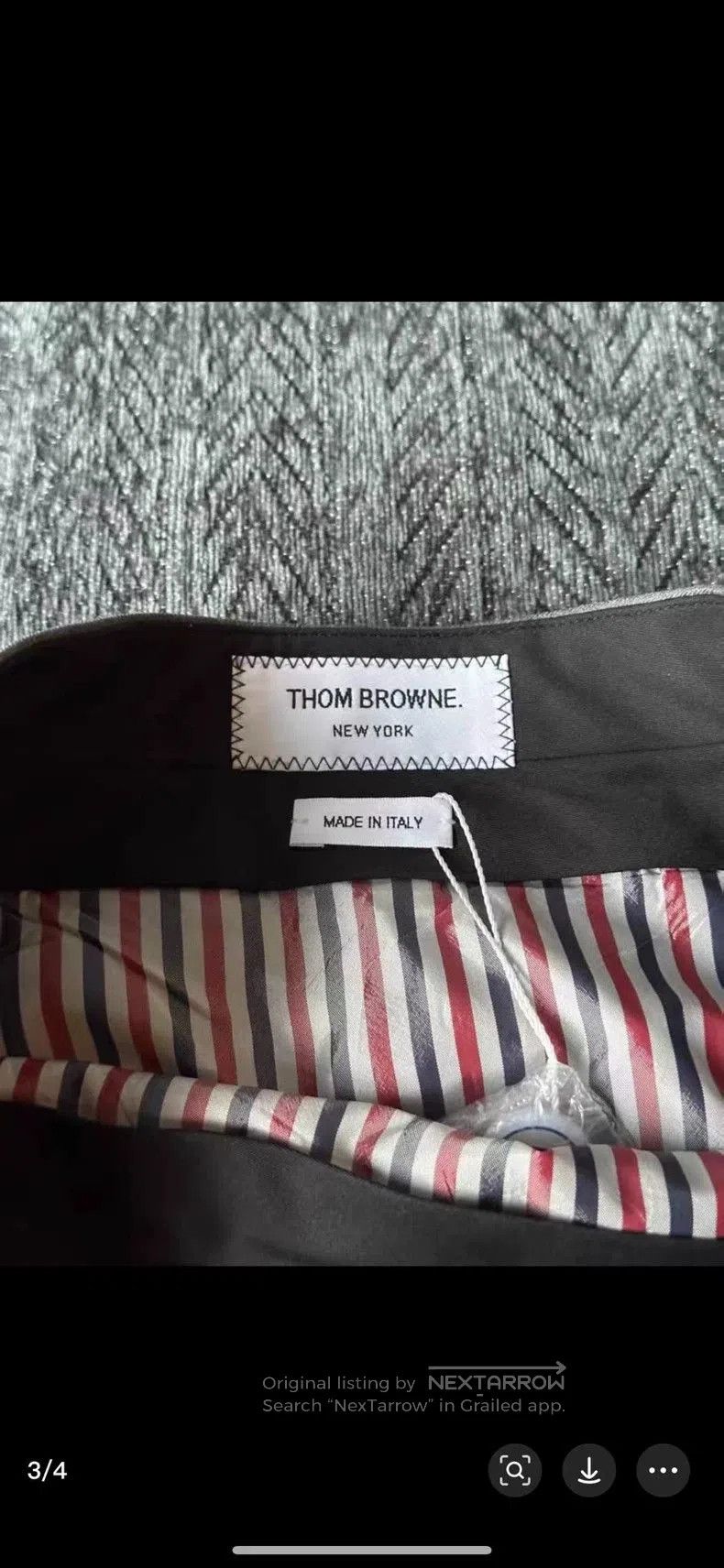 Thom Browne Thom Browne Gray Pleated Skirt. Size US 36 / EU 52 - 3 Thumbnail