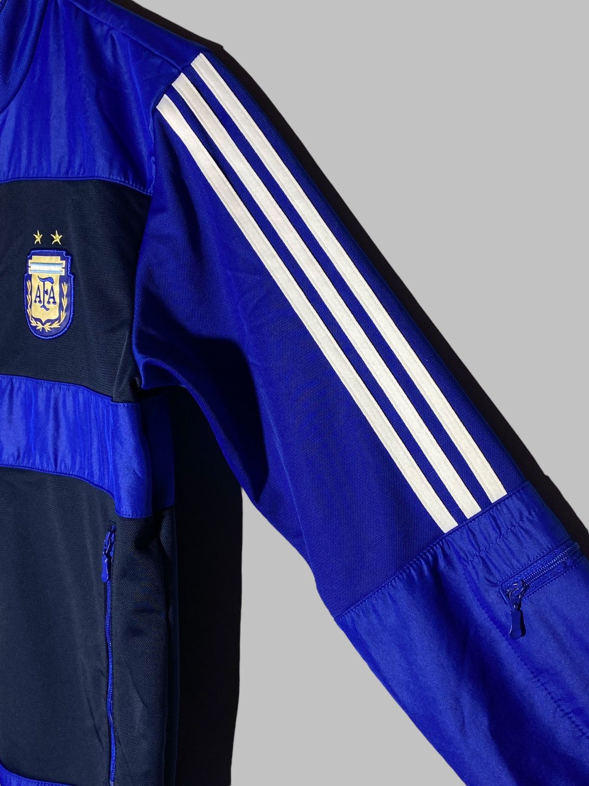 Adidas Adidas Argentina National Team 2010/11 Soccer Track Jacket Size US S / EU 44-46 / 1 - 6 Thumbnail