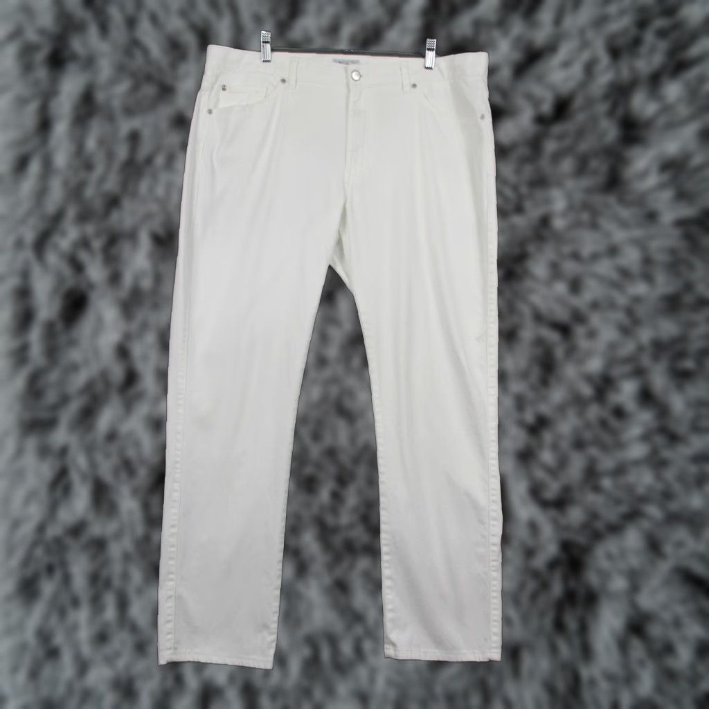 Peter Millar Peter Millar Crown Crafted Wayfare 5 Pocket Pants White Size 38x32 Size US 38 / EU 54 - 1 Thumbnail