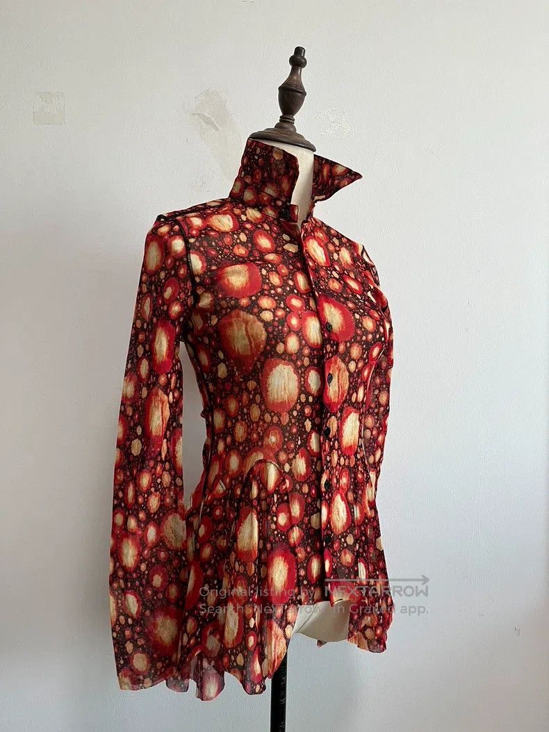 Jean Paul Gaultier Jean Paul Gaultier Red polka dot top Size S / US 4 / IT 40 - 2 Thumbnail