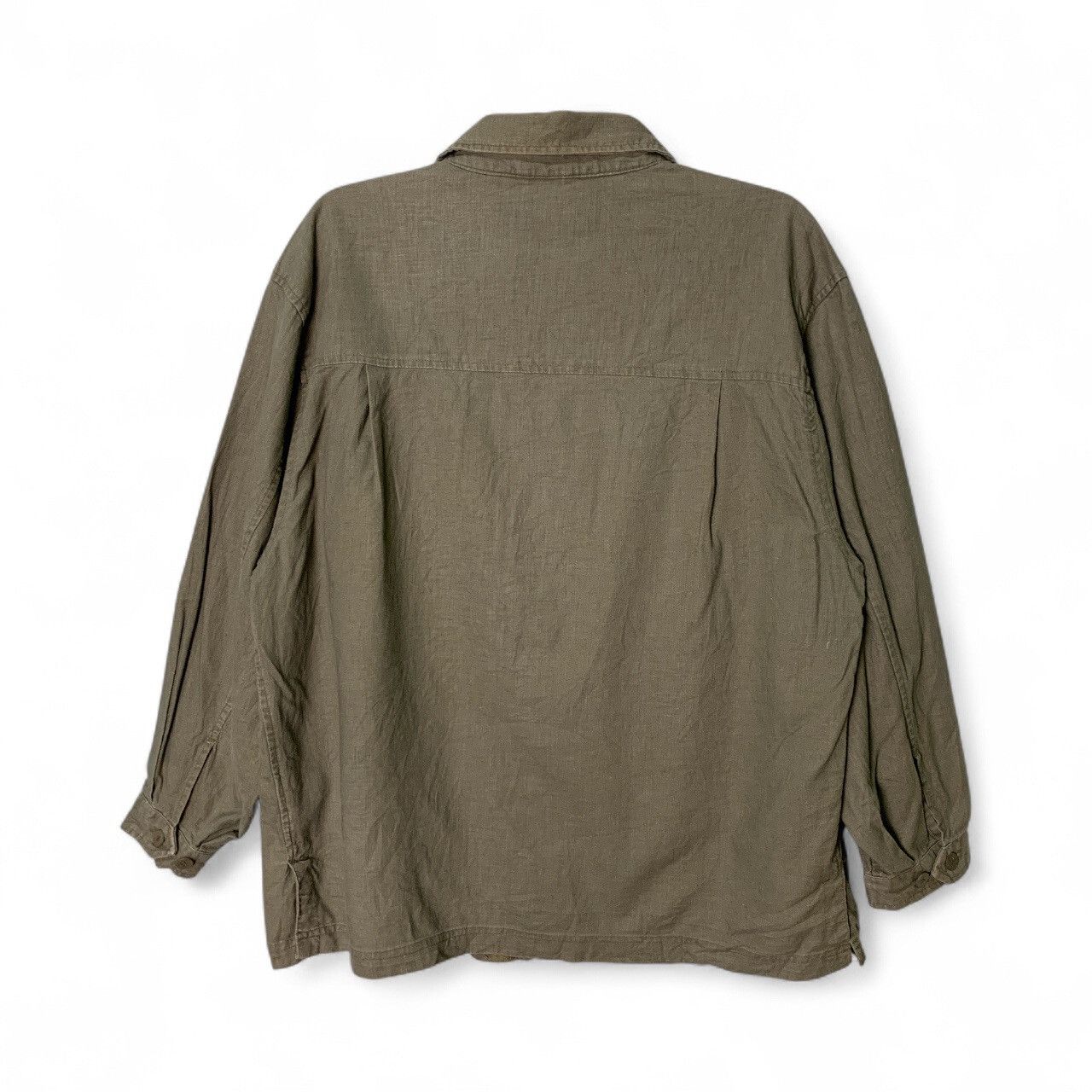 Japanese Brand Rare Design Vintage Aburaysia Military Chore Jackets Size US M / EU 48-50 / 2 - 2 Thumbnail