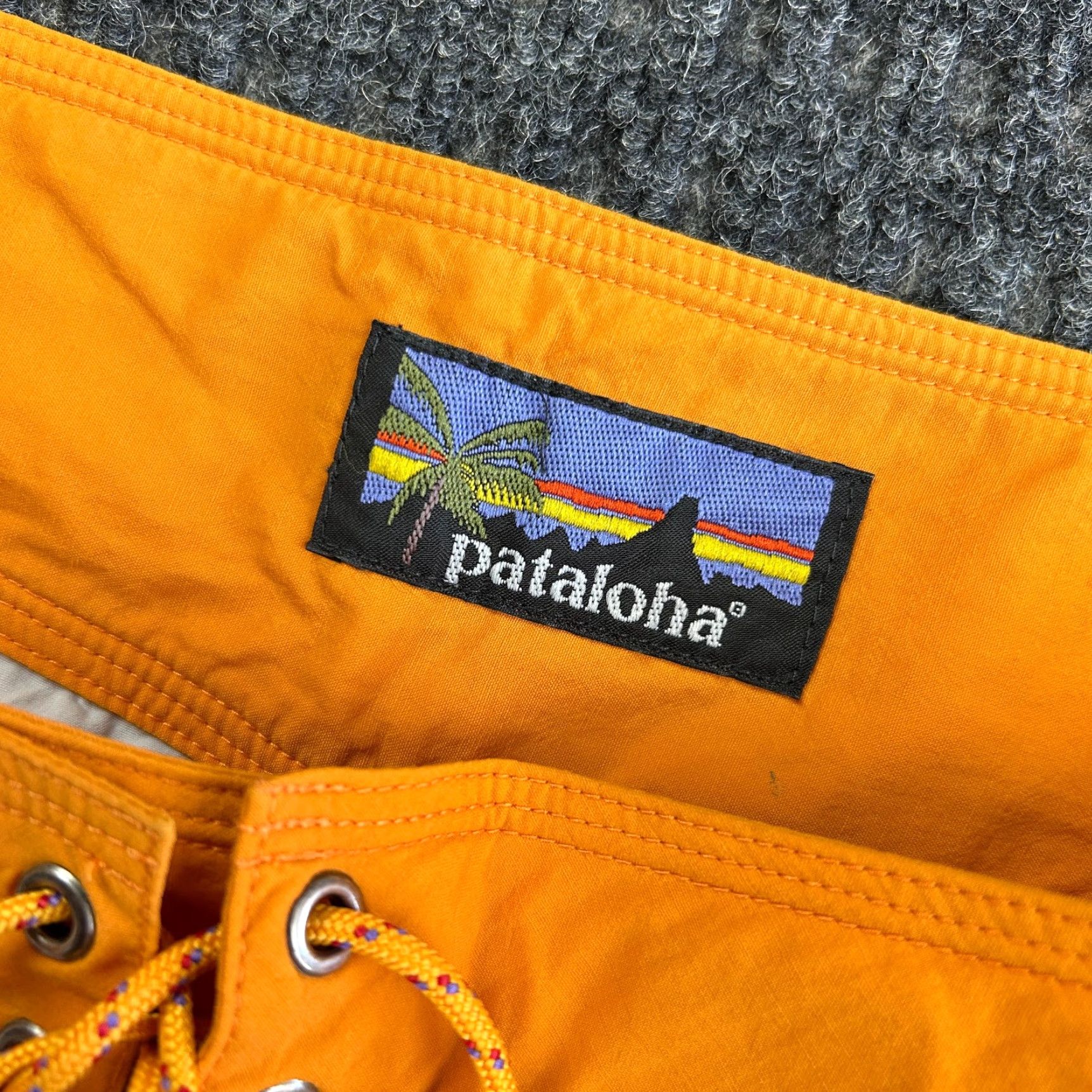 Patagonia VINTAGE Patagonia Pataloha Board Shorts Swim Trunks 38 Orange Floral Print - Men’s Bottom ... Size US 38 / EU 54 - 2 Thumbnail