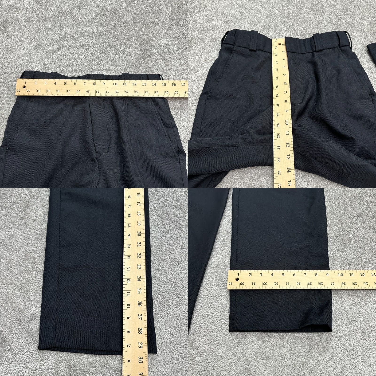 Vintage Tact Squad Pants Mens 30x30 Dark Navy Flat Front Straight Leg Dress Pants Casual Workwear Regular Size 30 Breathable Lightweight Comfort Size US 30 / EU 46 - 8 Thumbnail