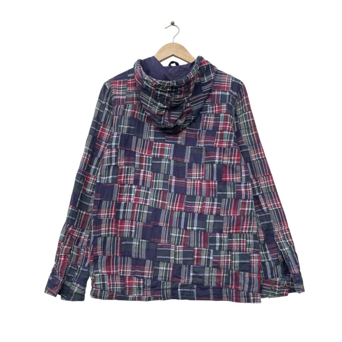 J. Press 💥J press Pachtwork Hooded Jacket Size US M / EU 48-50 / 2 - 2 Thumbnail