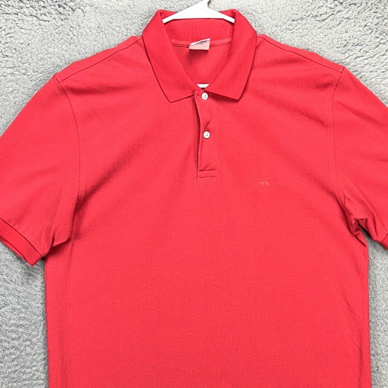 Brooks Brothers Brooks Brothers Performance Polo Shirt Mens Large Red Pink Original Fit Rugby Shirt Size US L / EU 52-54 / 3 - 2 Thumbnail